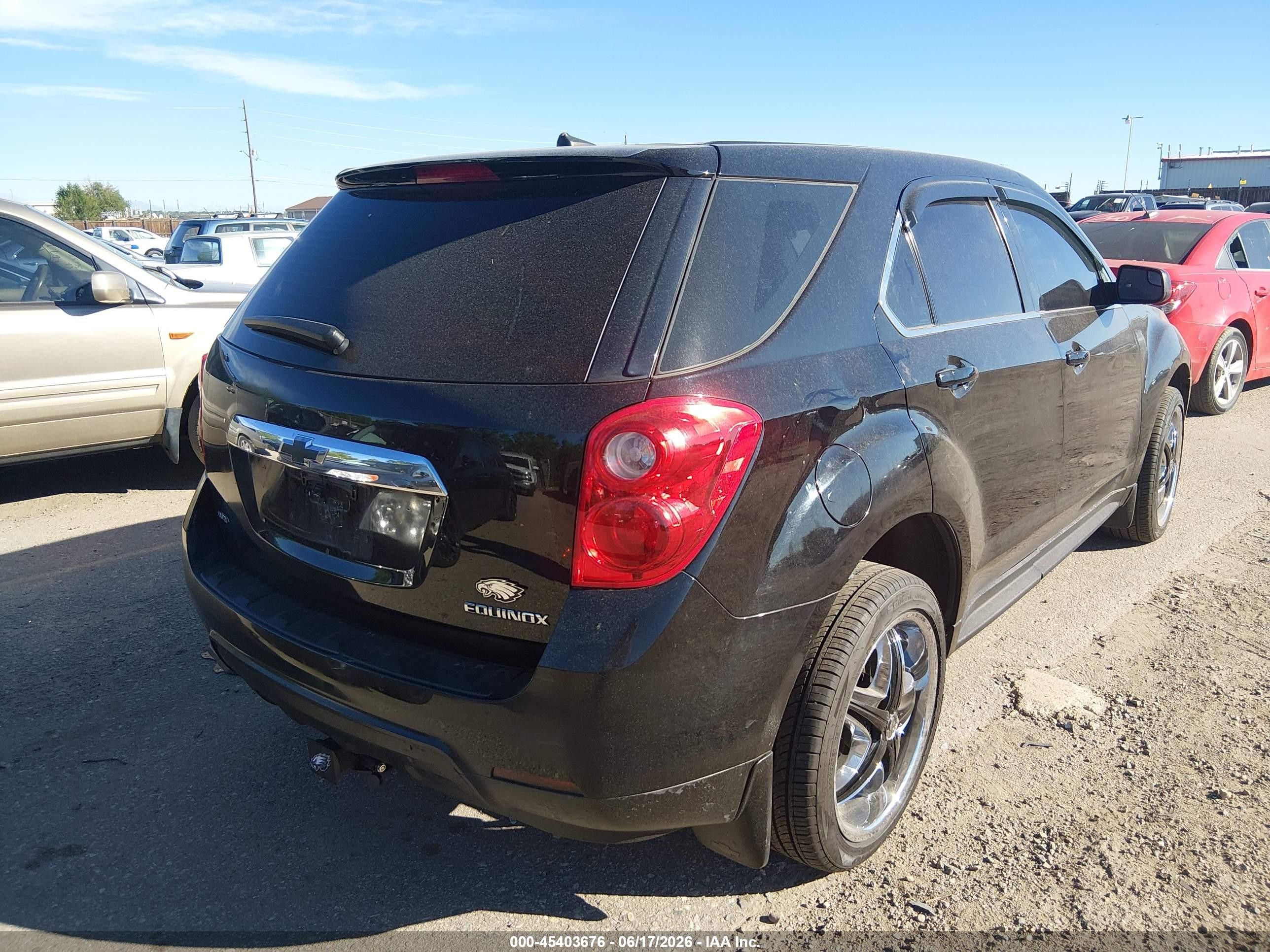 2013 Chevrolet Equinox Ls Черный vin: 2GNFLCEK5D6388053