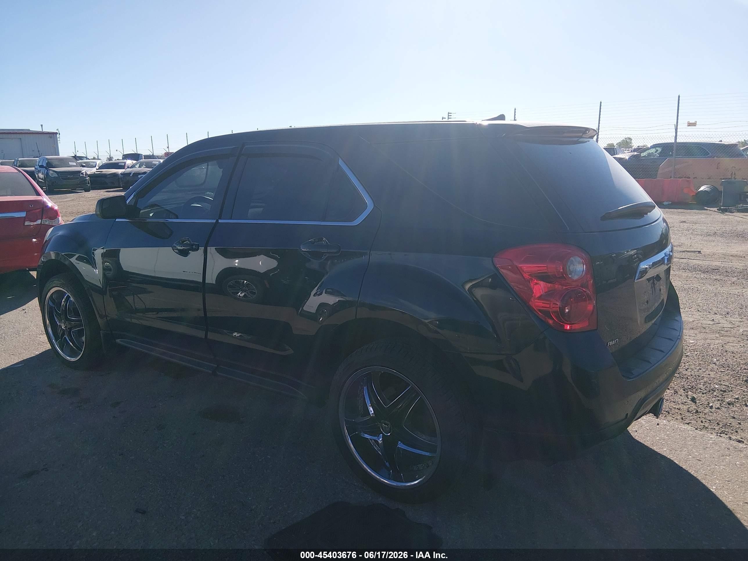 2013 Chevrolet Equinox Ls Черный vin: 2GNFLCEK5D6388053
