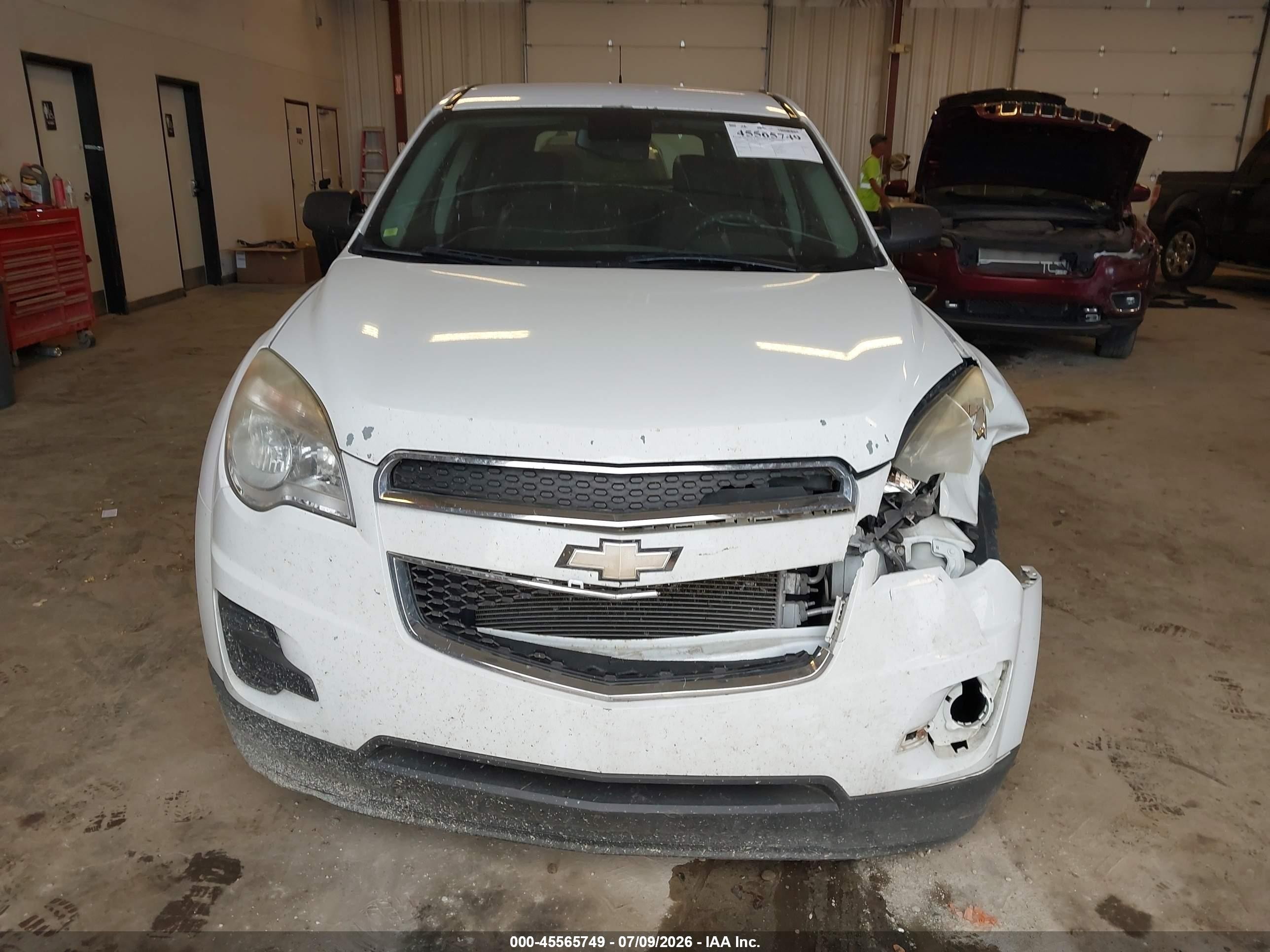 2012 Chevrolet Equinox Ls Белый vin: 2GNFLCEK6C6198020