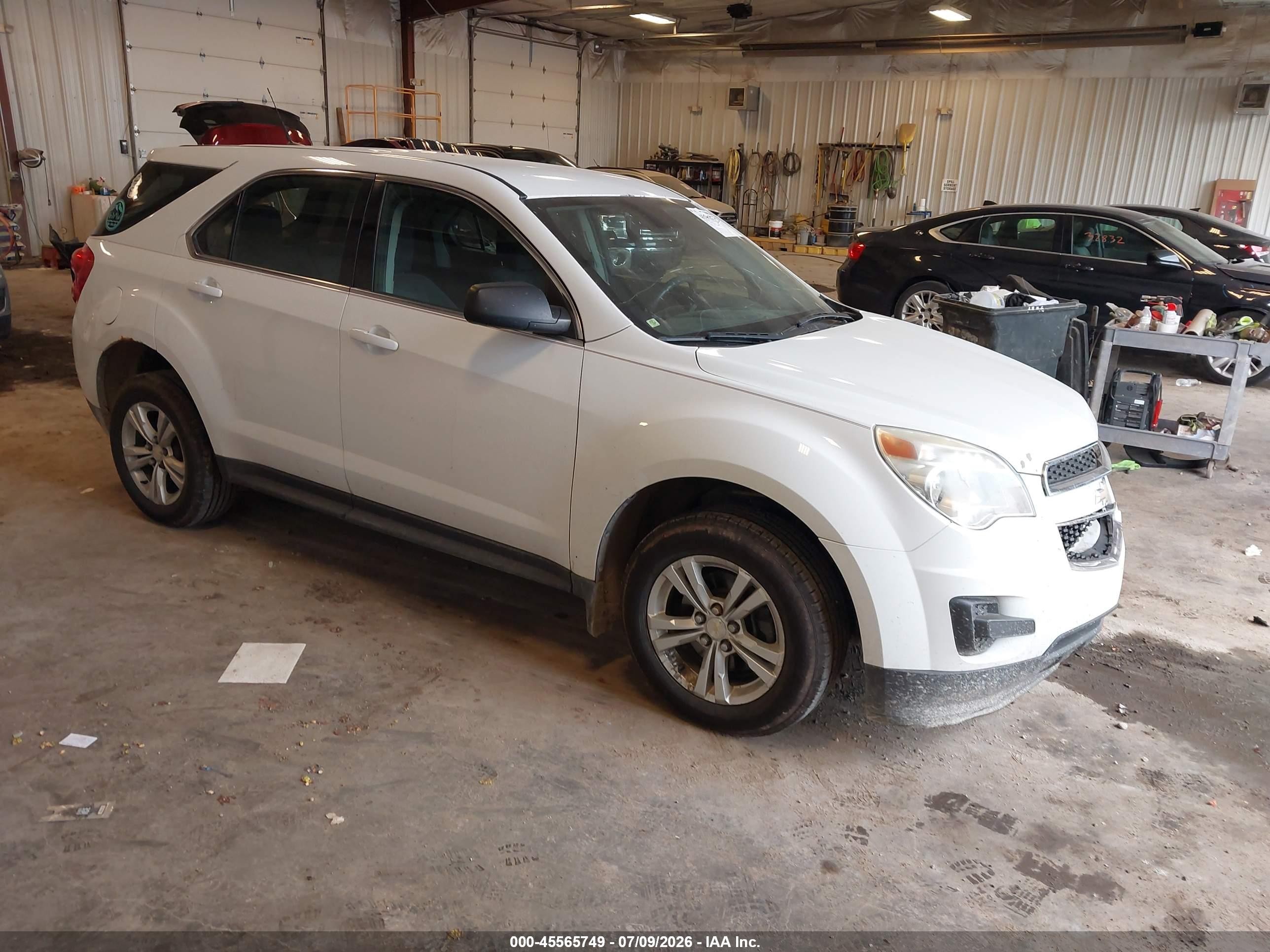2012 Chevrolet Equinox Ls Белый vin: 2GNFLCEK6C6198020