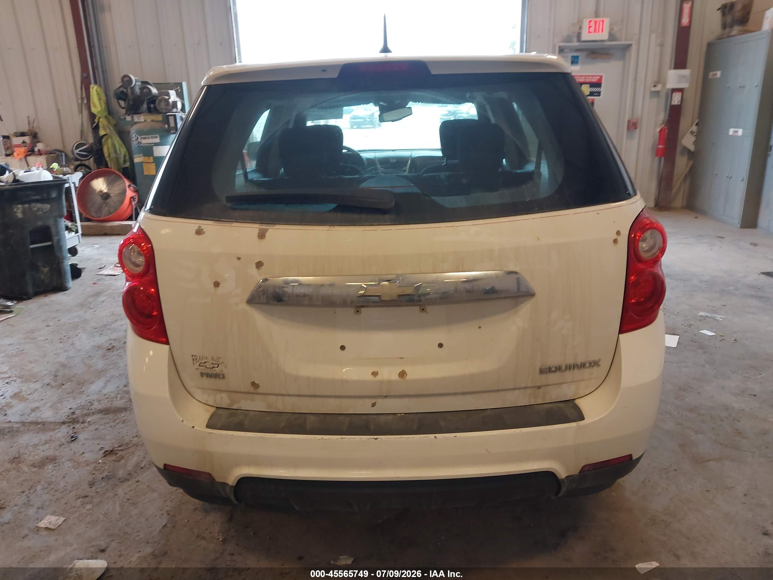 2012 Chevrolet Equinox Ls Белый vin: 2GNFLCEK6C6198020