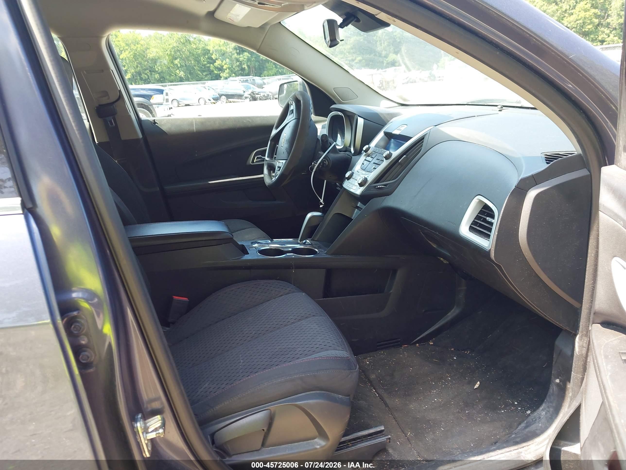 2013 Chevrolet Equinox Ls Blue vin: 2GNFLCEK6D6336317