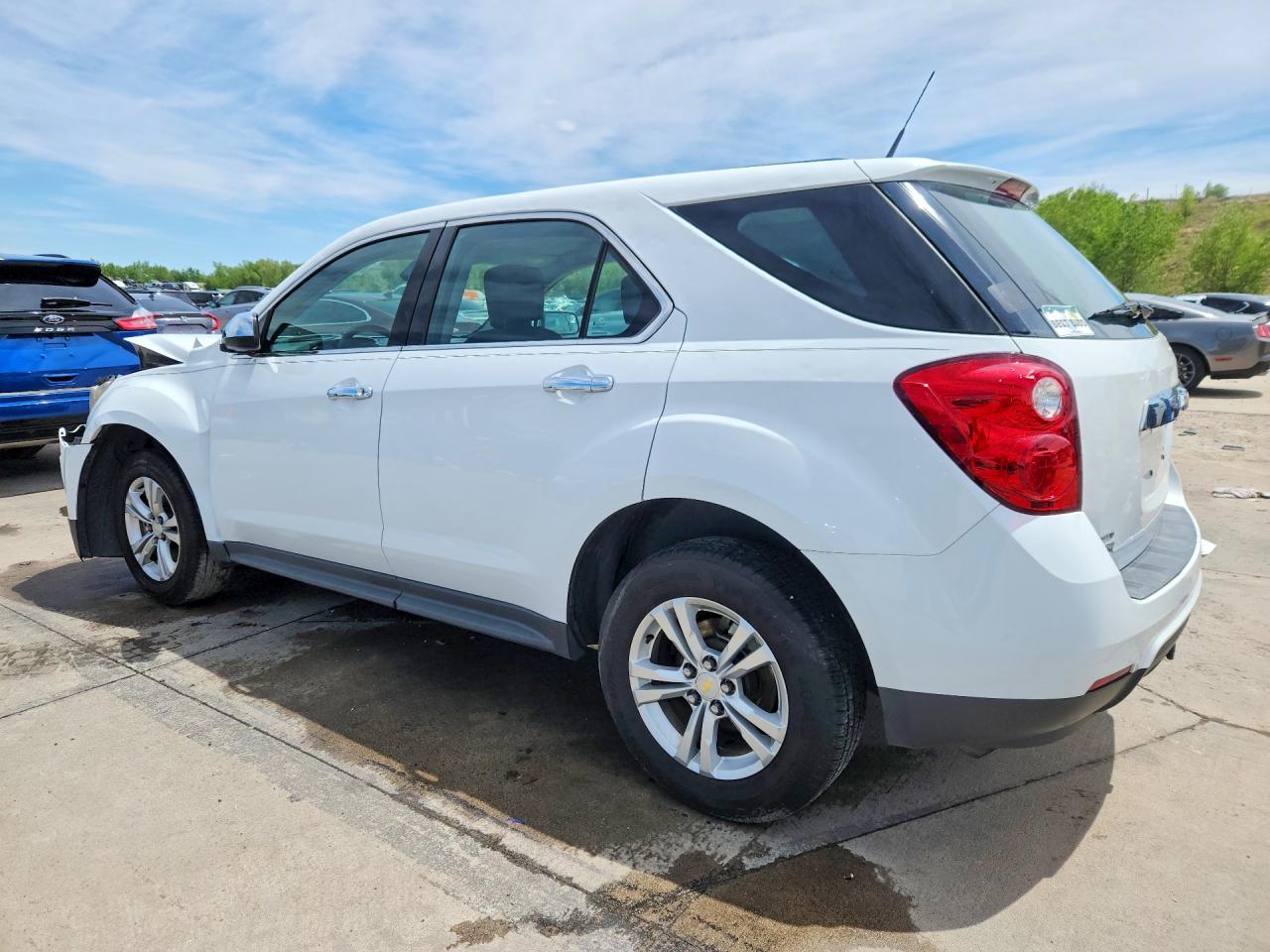 2012 Chevrolet Equinox Ls White vin: 2GNFLCEK8C6389762