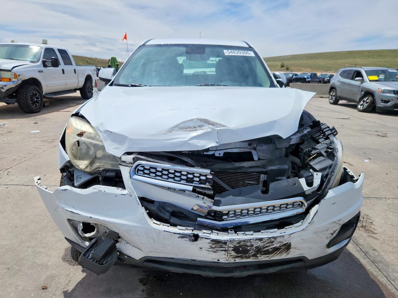2012 Chevrolet Equinox Ls White vin: 2GNFLCEK8C6389762