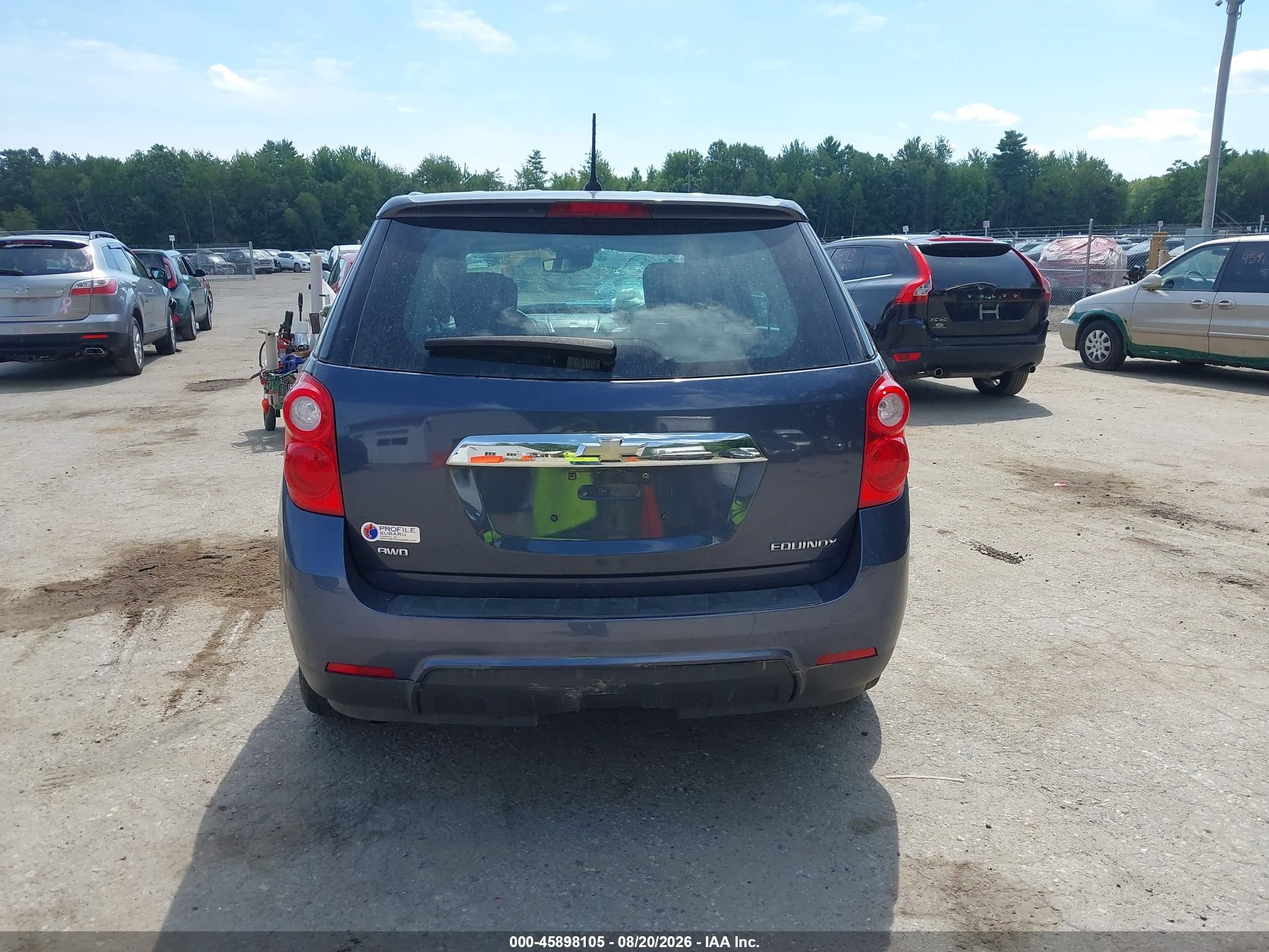 2013 Chevrolet Equinox Ls Синий vin: 2GNFLCEK8D6299335