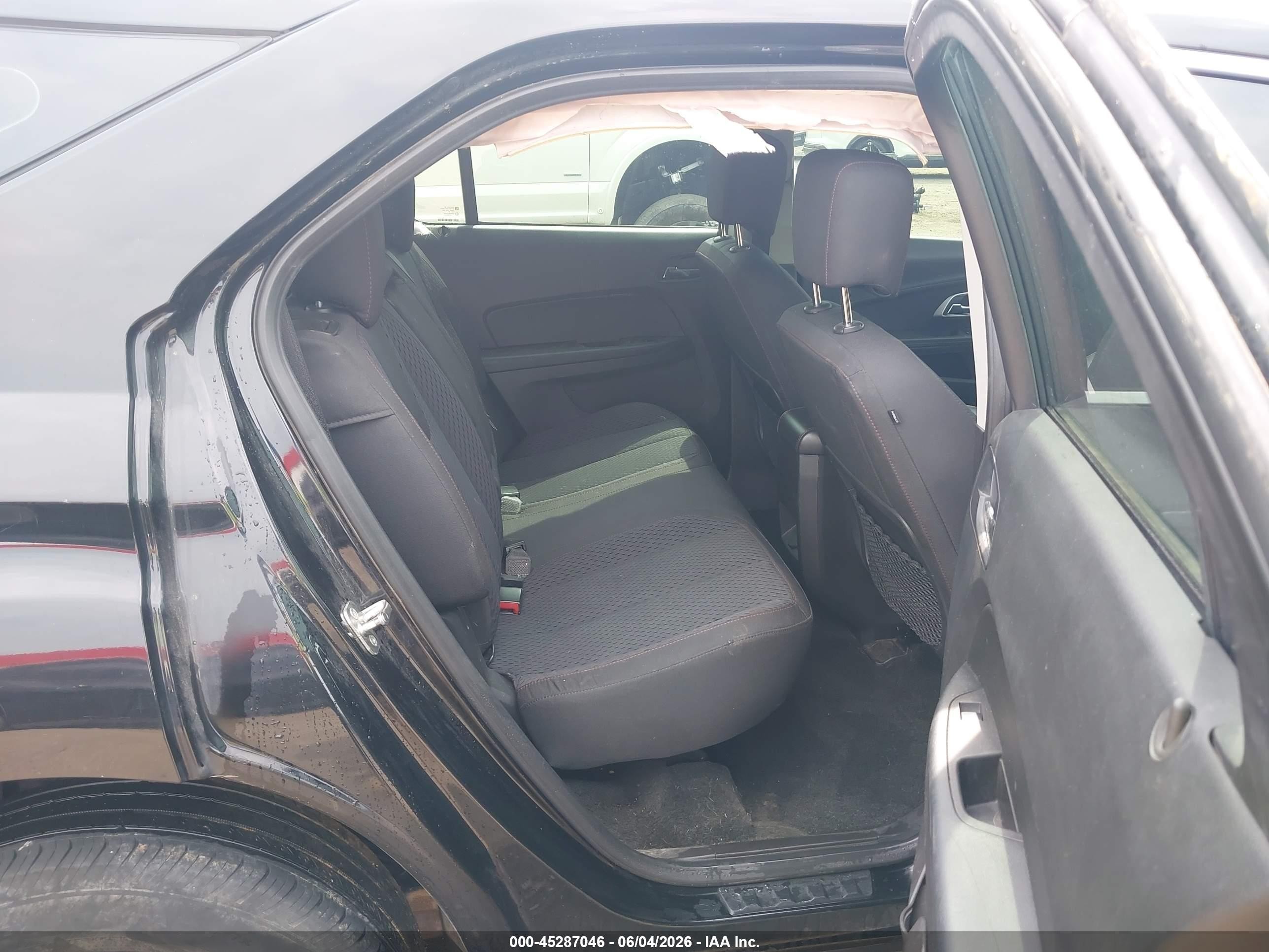 2012 Chevrolet Equinox Ls Black vin: 2GNFLCEK9C6323866
