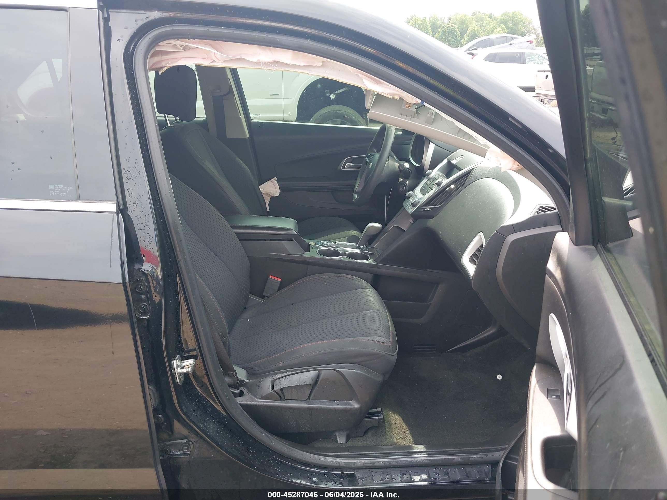 2012 Chevrolet Equinox Ls Black vin: 2GNFLCEK9C6323866