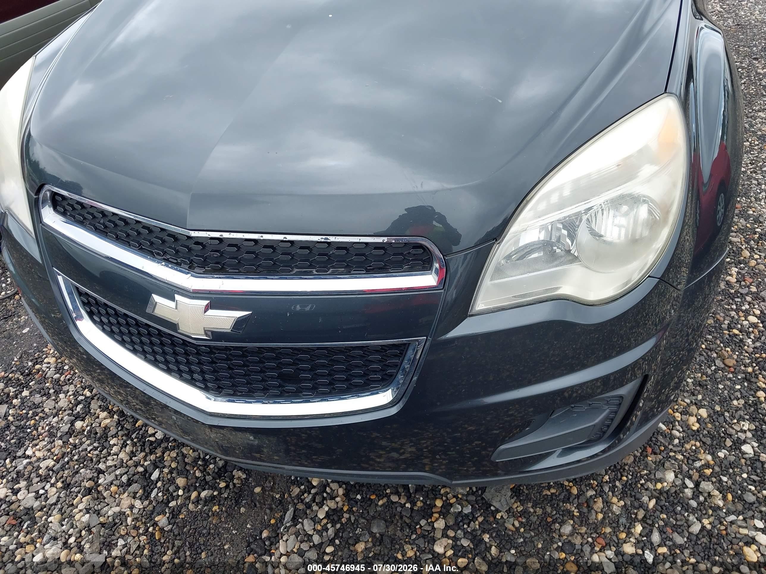 2013 Chevrolet Equinox Ls Gray vin: 2GNFLCEK9D6234963