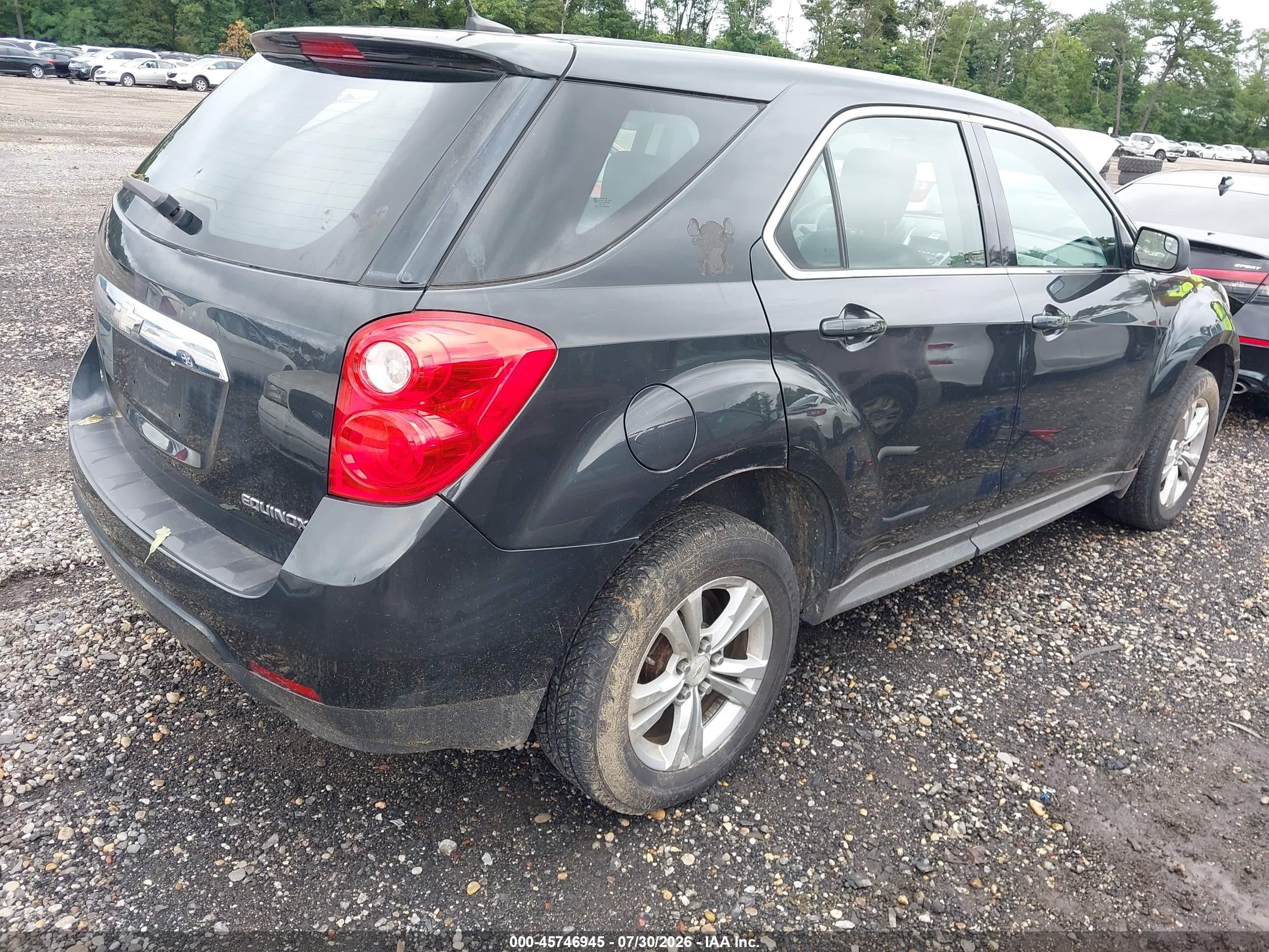 2013 Chevrolet Equinox Ls Gray vin: 2GNFLCEK9D6234963