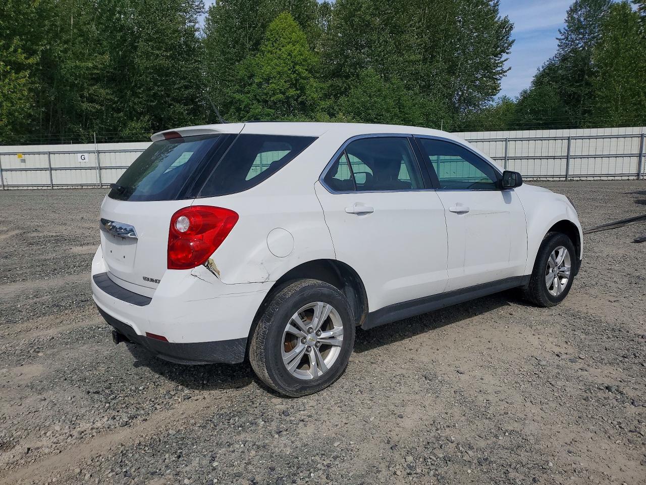 2013 Chevrolet Equinox Ls Белый vin: 2GNFLCEK9D6281202