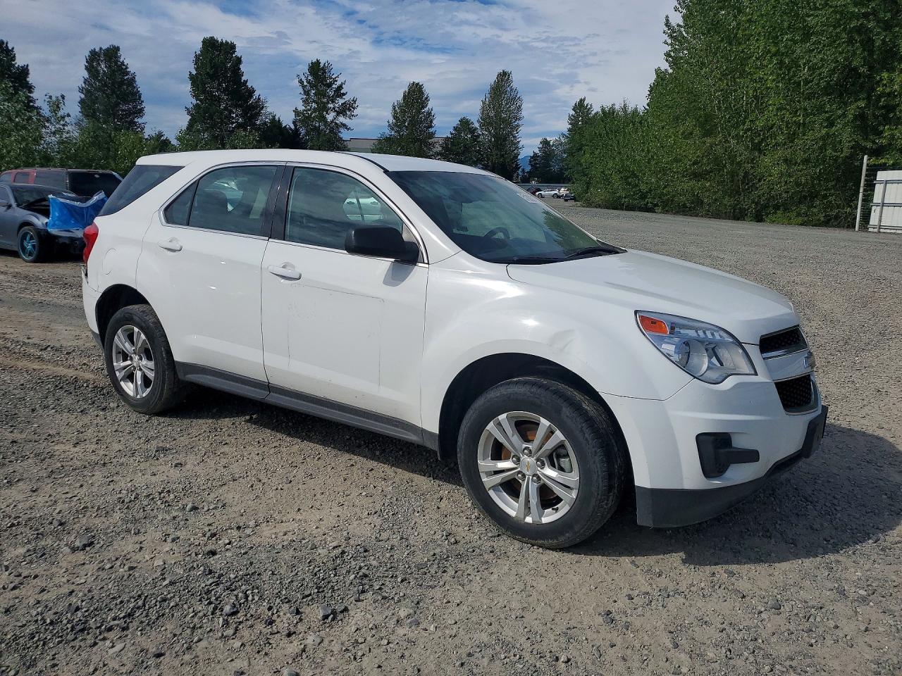 2013 Chevrolet Equinox Ls Белый vin: 2GNFLCEK9D6281202