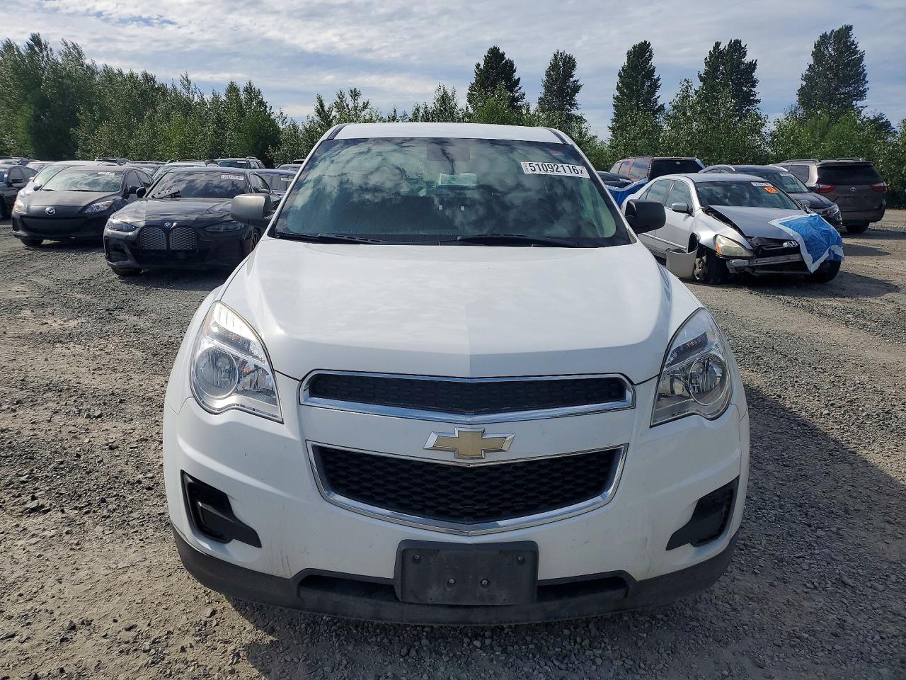2013 Chevrolet Equinox Ls Белый vin: 2GNFLCEK9D6281202