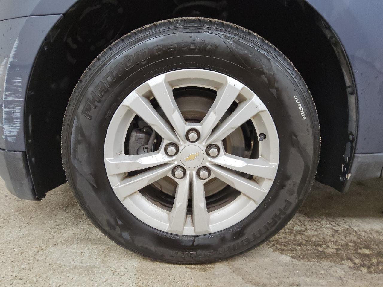2013 Chevrolet Equinox Ls Blue vin: 2GNFLCEK9D6309757 Damage: Left Front Wheel, Curb Rash, 1/2 To 1 Inch