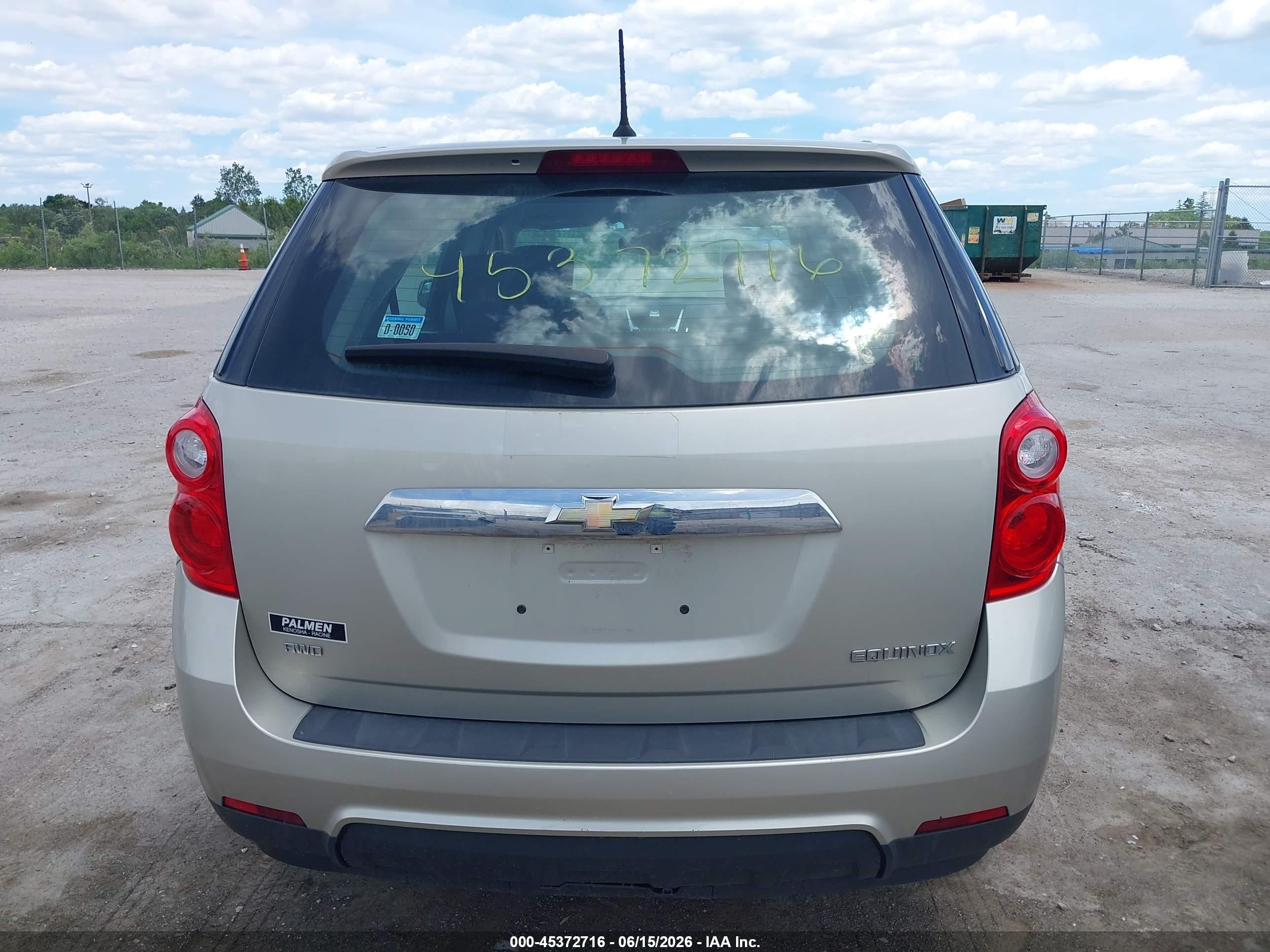 2013 Chevrolet Equinox Ls Gold vin: 2GNFLCEK9D6415187