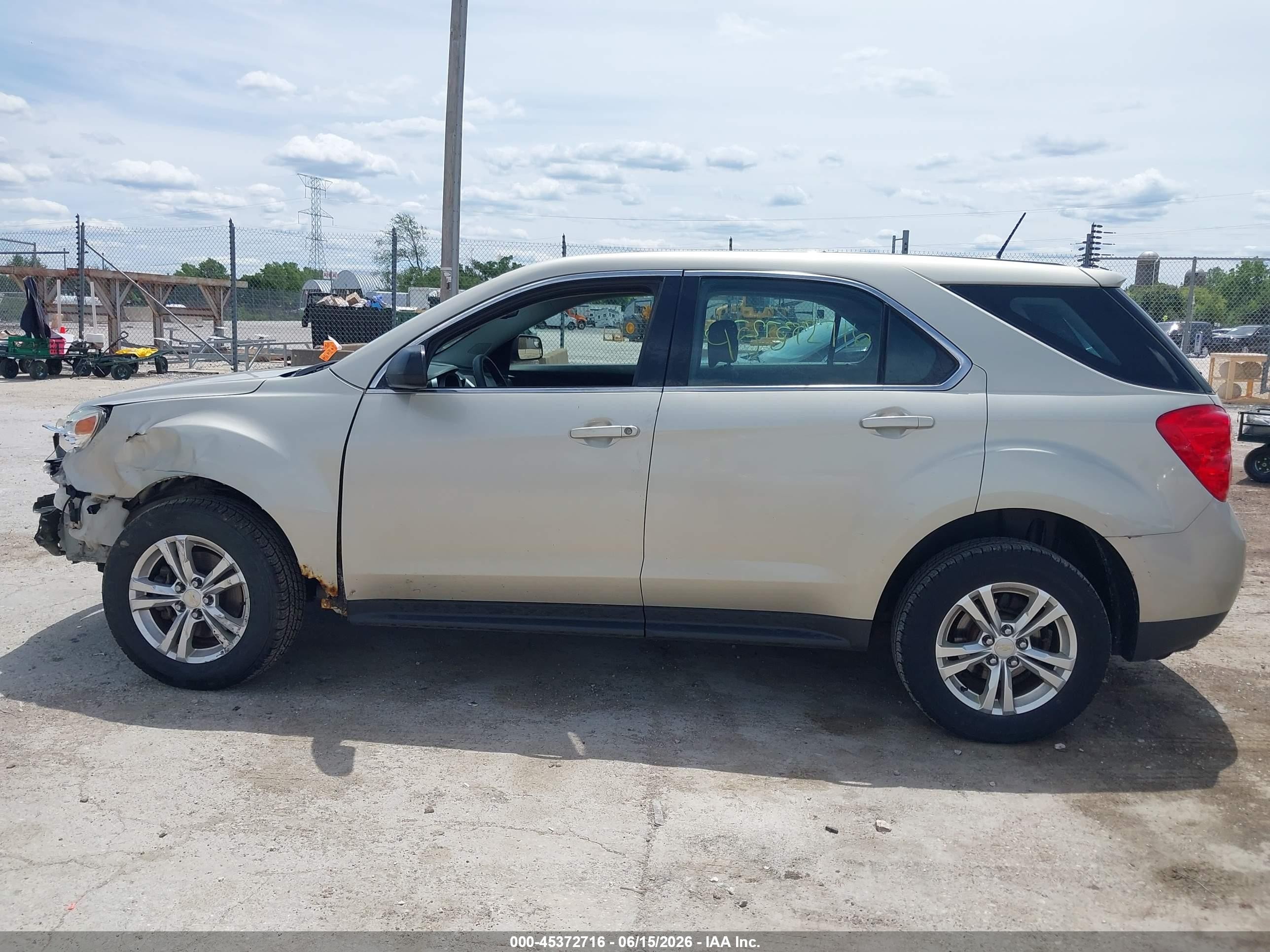 2013 Chevrolet Equinox Ls Gold vin: 2GNFLCEK9D6415187