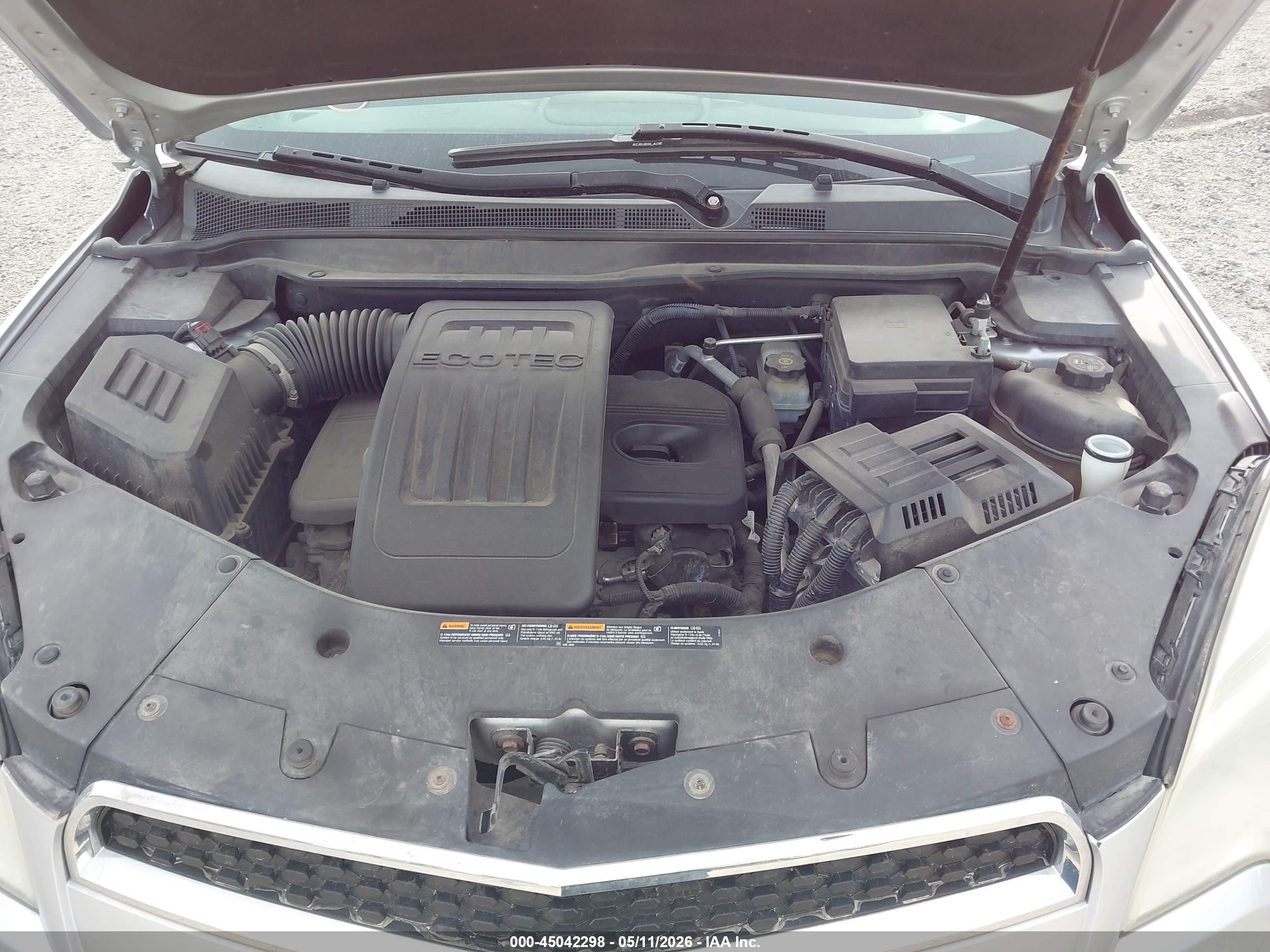 2012 Chevrolet Equinox Ls Серебряный vin: 2GNFLCEKXC6137835