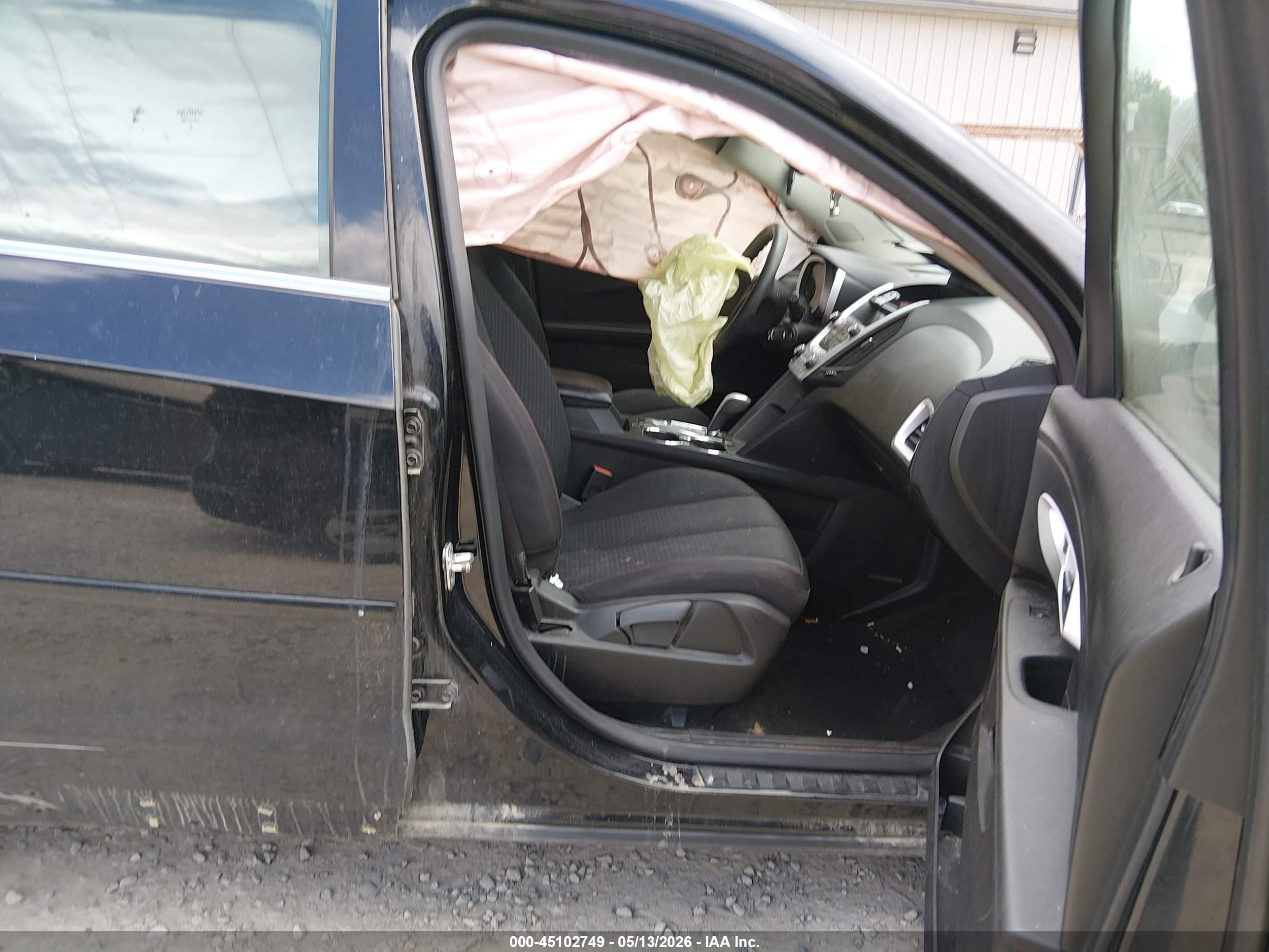 2013 Chevrolet Equinox Ls Black vin: 2GNFLCEKXD6171825