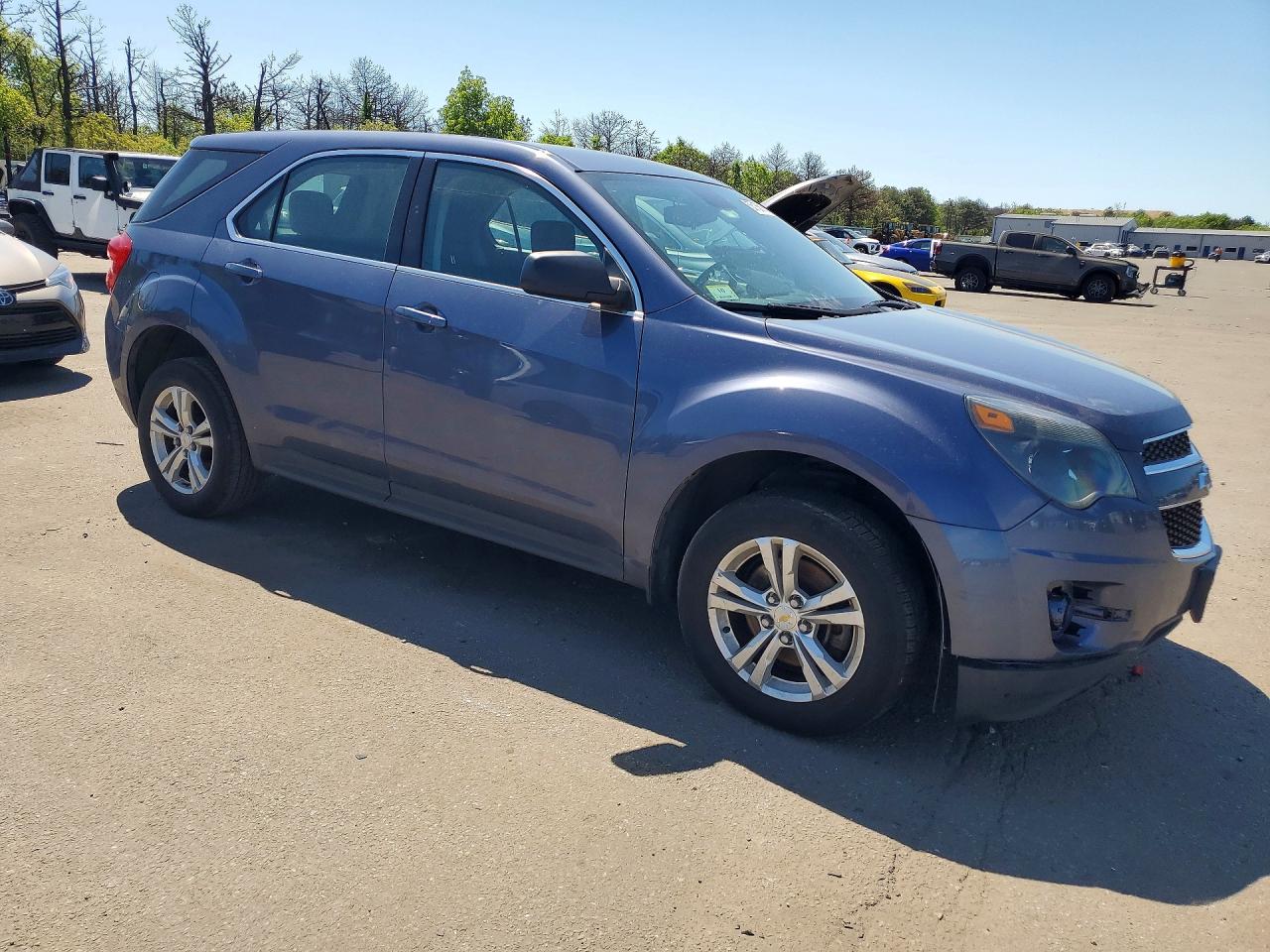 2013 Chevrolet Equinox Ls Blue vin: 2GNFLCEKXD6198118