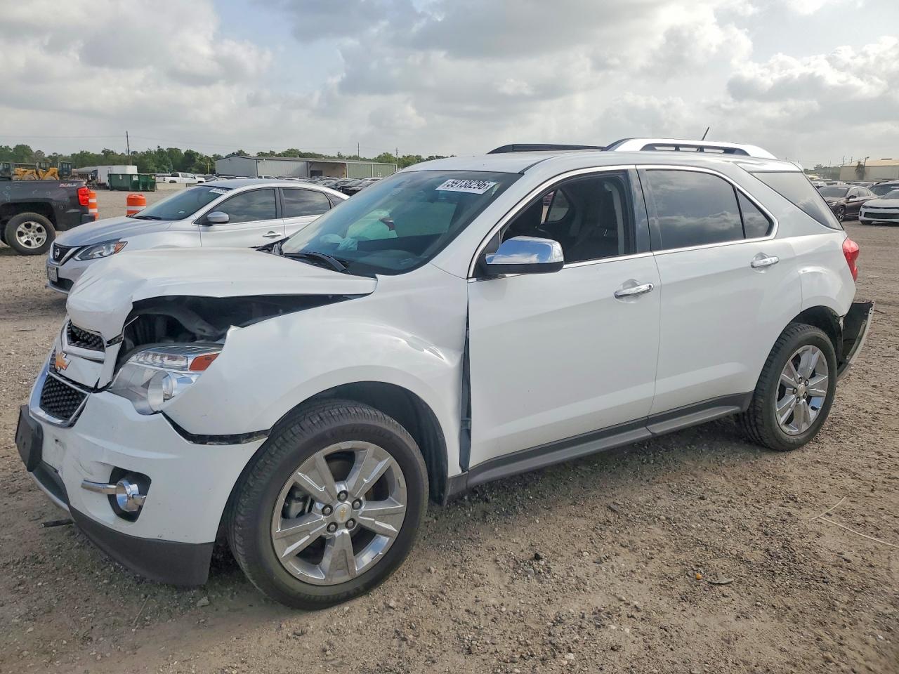 2015 Chevrolet Equinox Ltz Белый vin: 2GNFLDE30F6187596