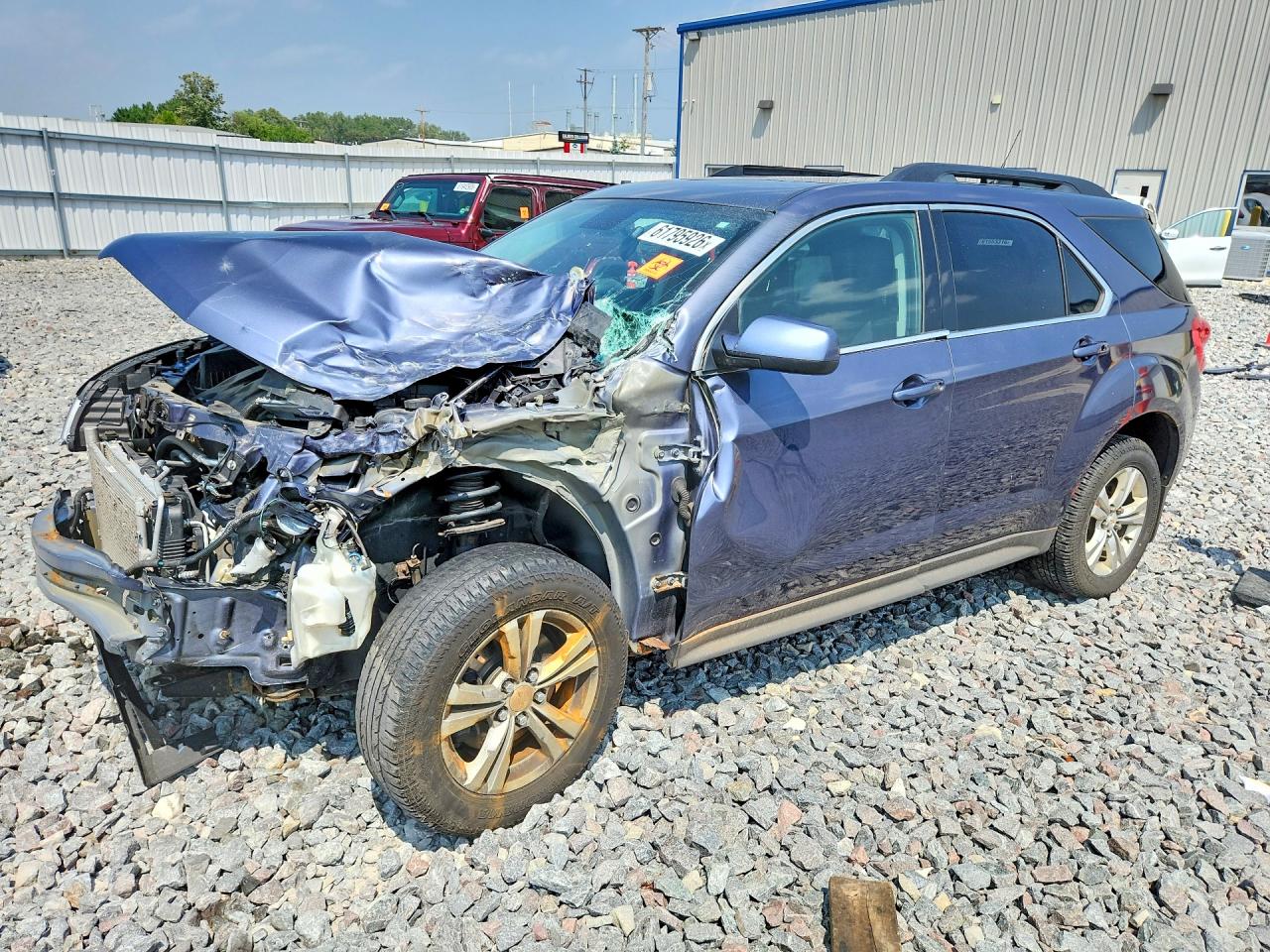 2013 Chevrolet Equinox Lt Blue vin: 2GNFLDE32D6147159