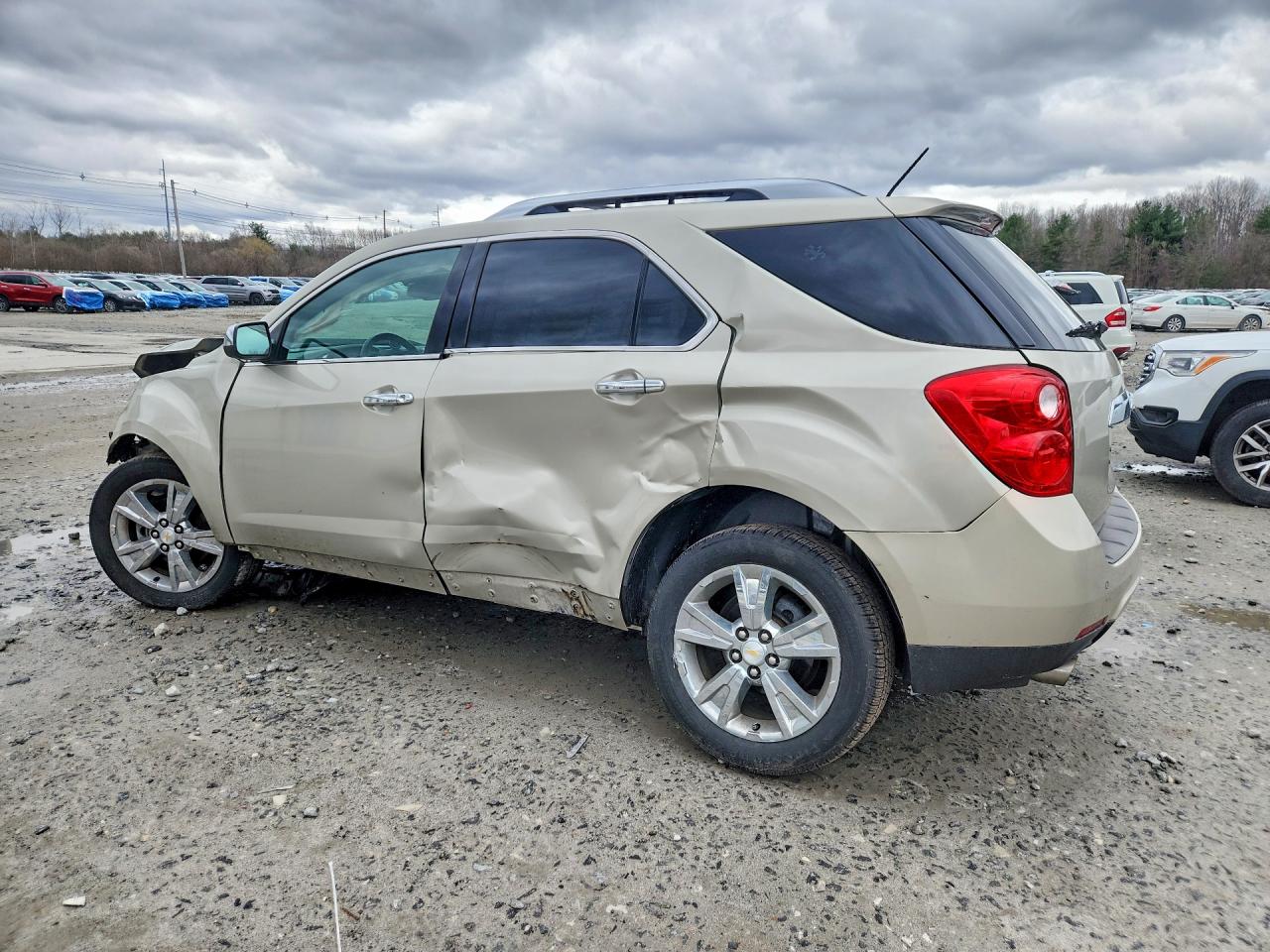 2015 Chevrolet Equinox Ltz Beige vin: 2GNFLDE32F6258331