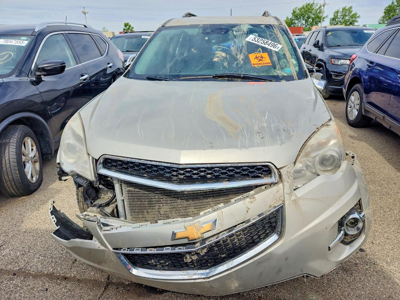 2015 Chevrolet Equinox Ltz Silver vin: 2GNFLDE33F6188063