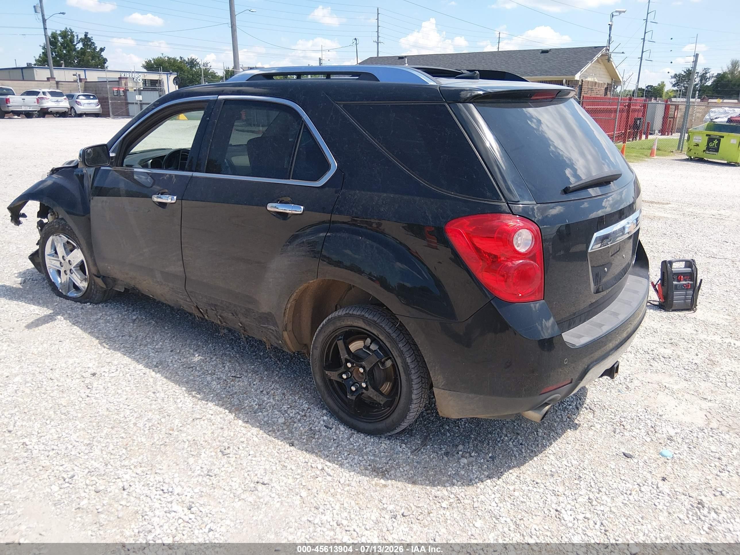 2014 Chevrolet Equinox Ltz Black vin: 2GNFLDE38E6312830
