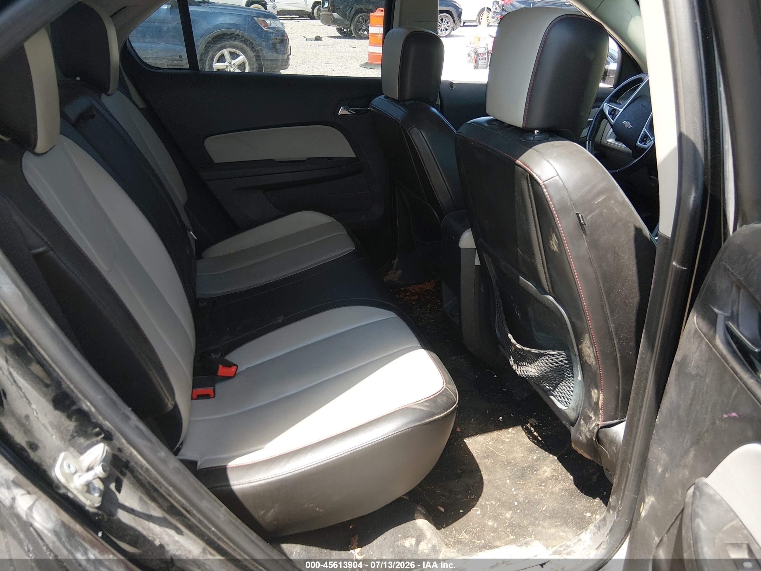 2014 Chevrolet Equinox Ltz Black vin: 2GNFLDE38E6312830