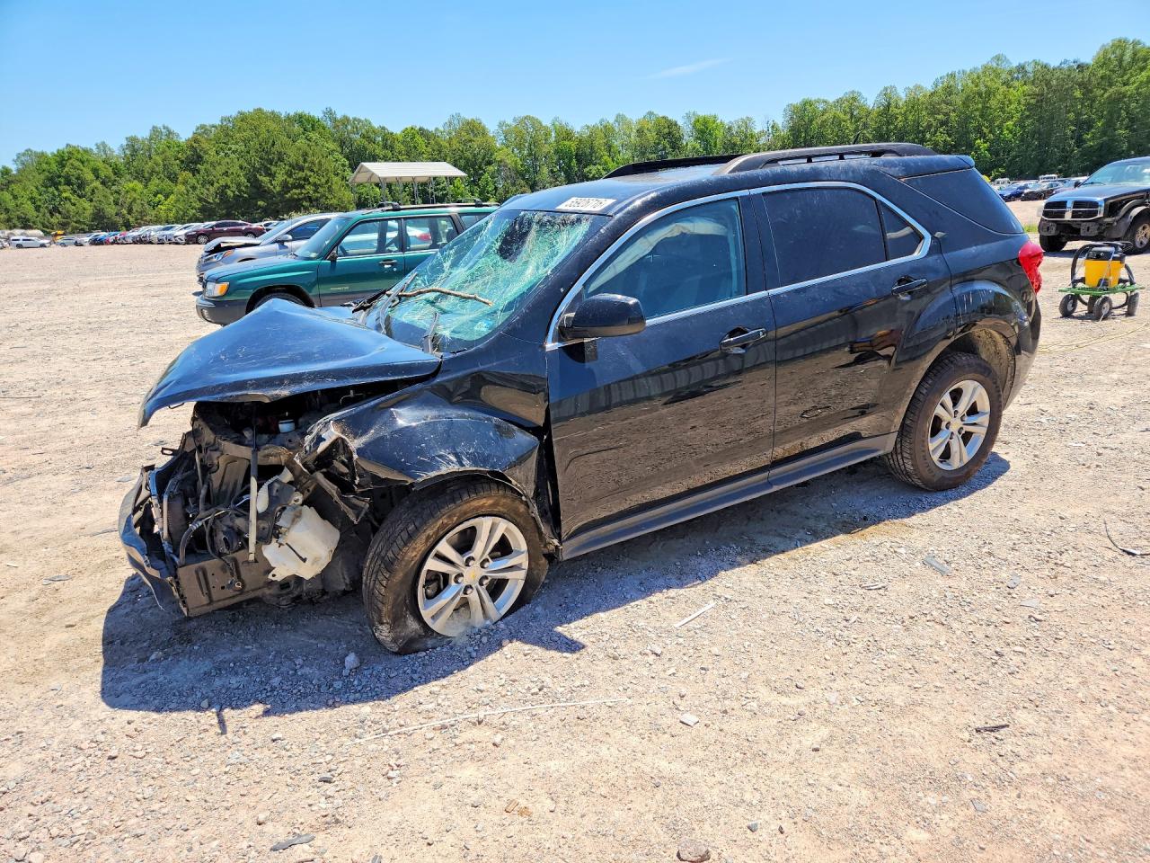 2012 Chevrolet Equinox Lt Black vin: 2GNFLDE50C6180340