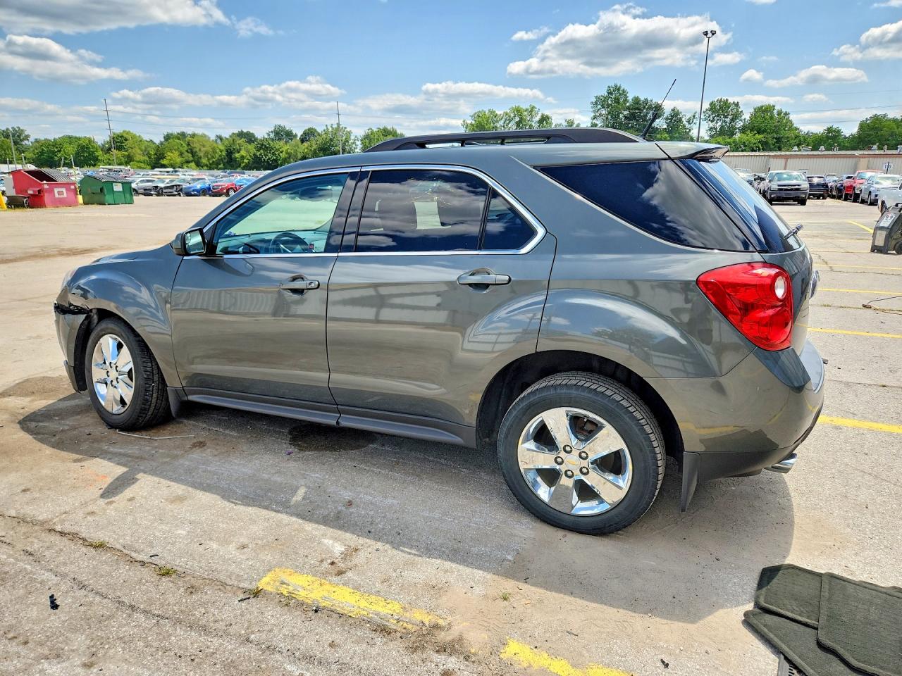 2012 Chevrolet Equinox Lt Gray vin: 2GNFLDE51C6332741