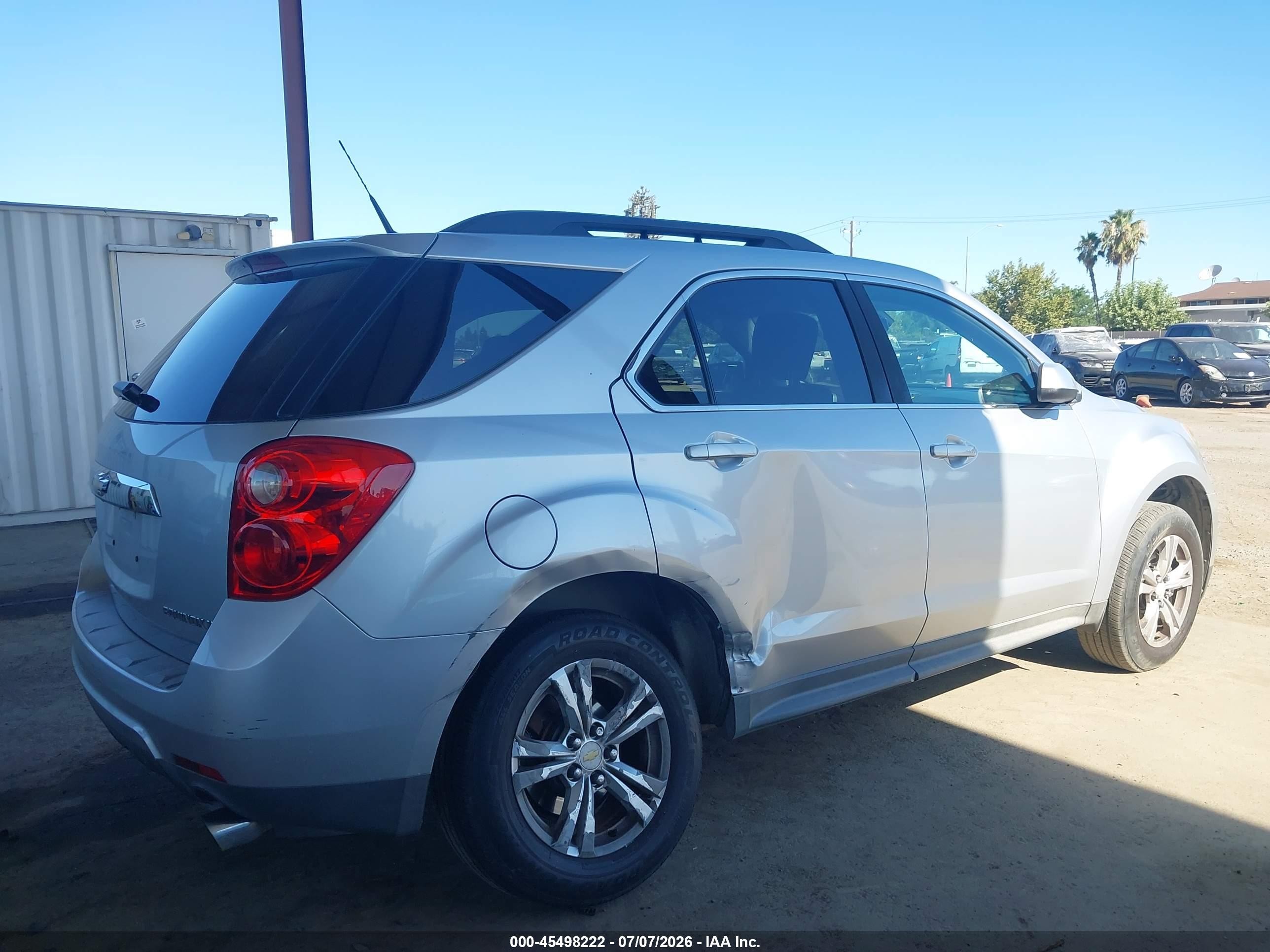 2012 Chevrolet Equinox Lt W/1lt Silver vin: 2GNFLDE52C6105669