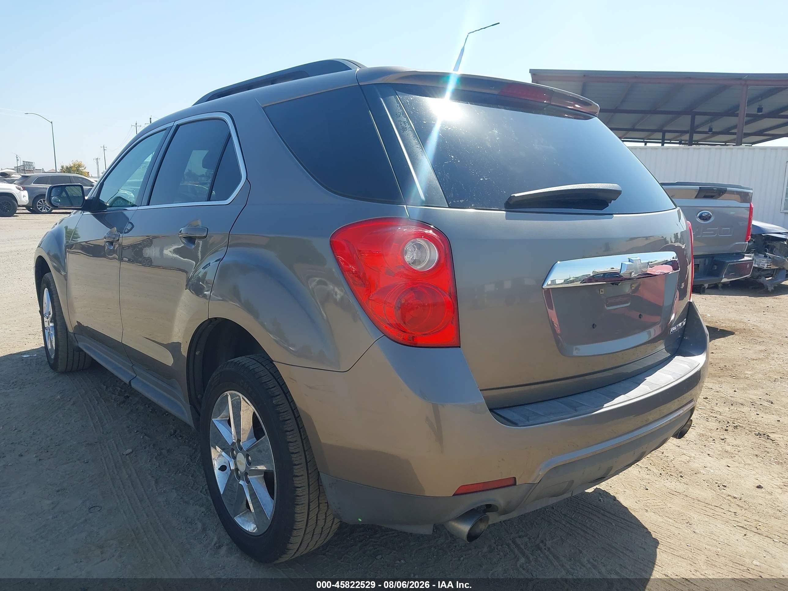 2012 Chevrolet Equinox Lt W/1lt Gray vin: 2GNFLDE52C6215217