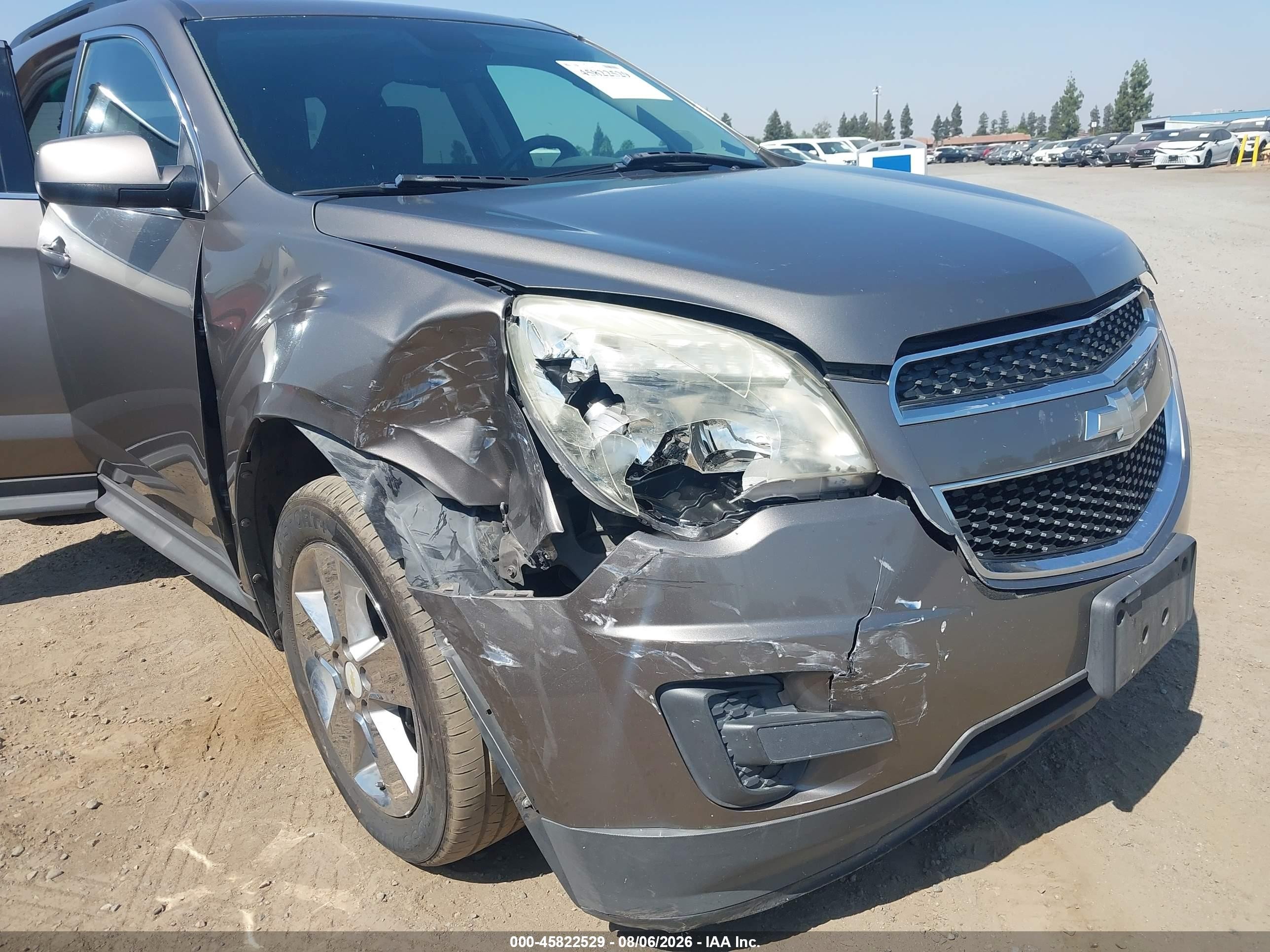 2012 Chevrolet Equinox Lt W/1lt Gray vin: 2GNFLDE52C6215217
