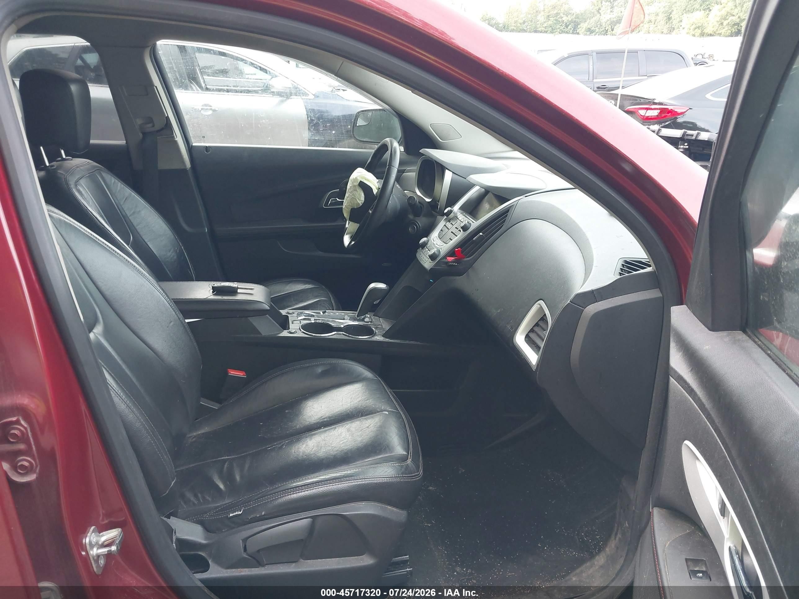 2012 Chevrolet Equinox Lt W/1lt Burgundy vin: 2GNFLDE53C6266547