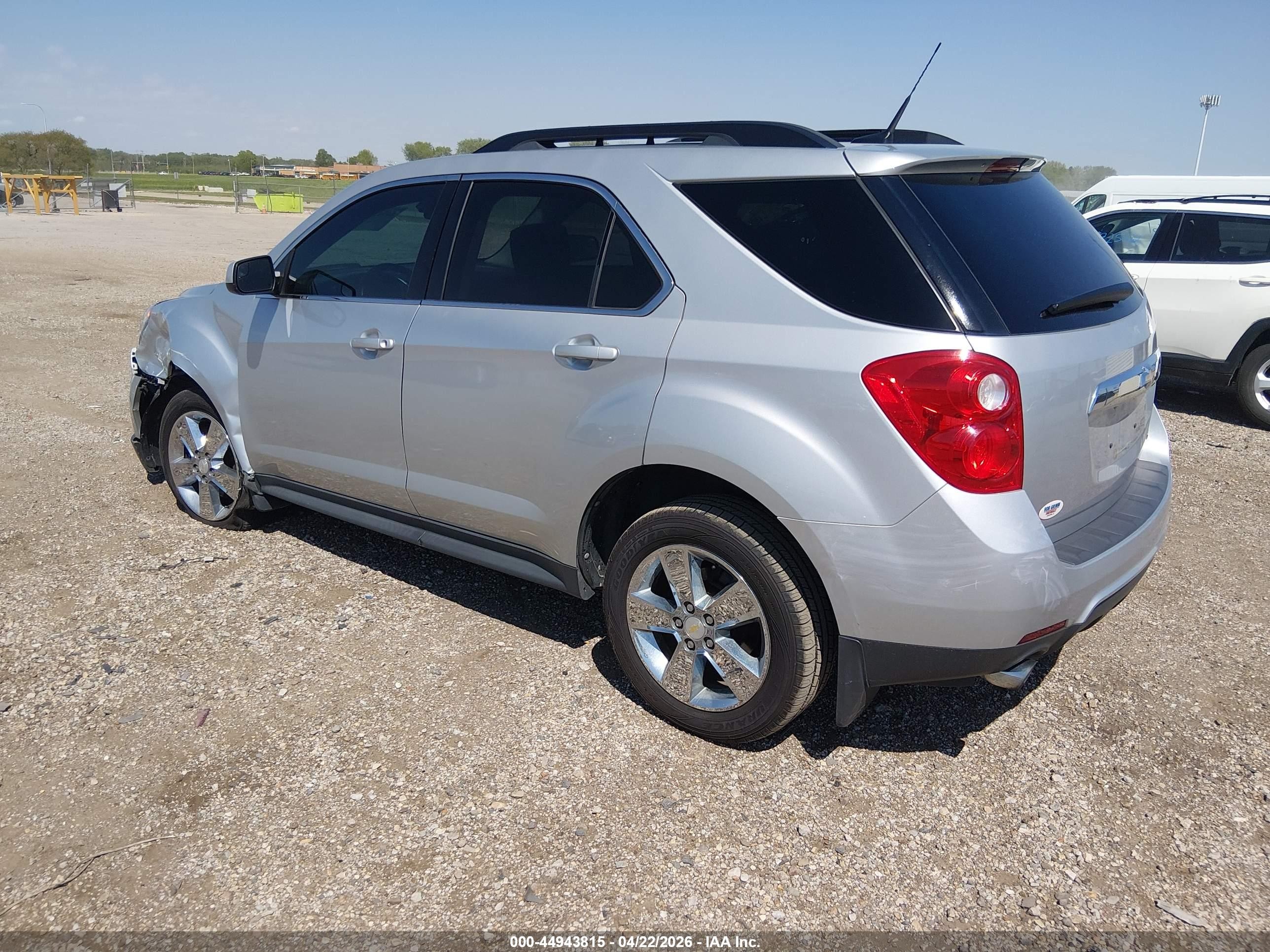 2012 Chevrolet Equinox 1lt Серый vin: 2GNFLDE56C6213521