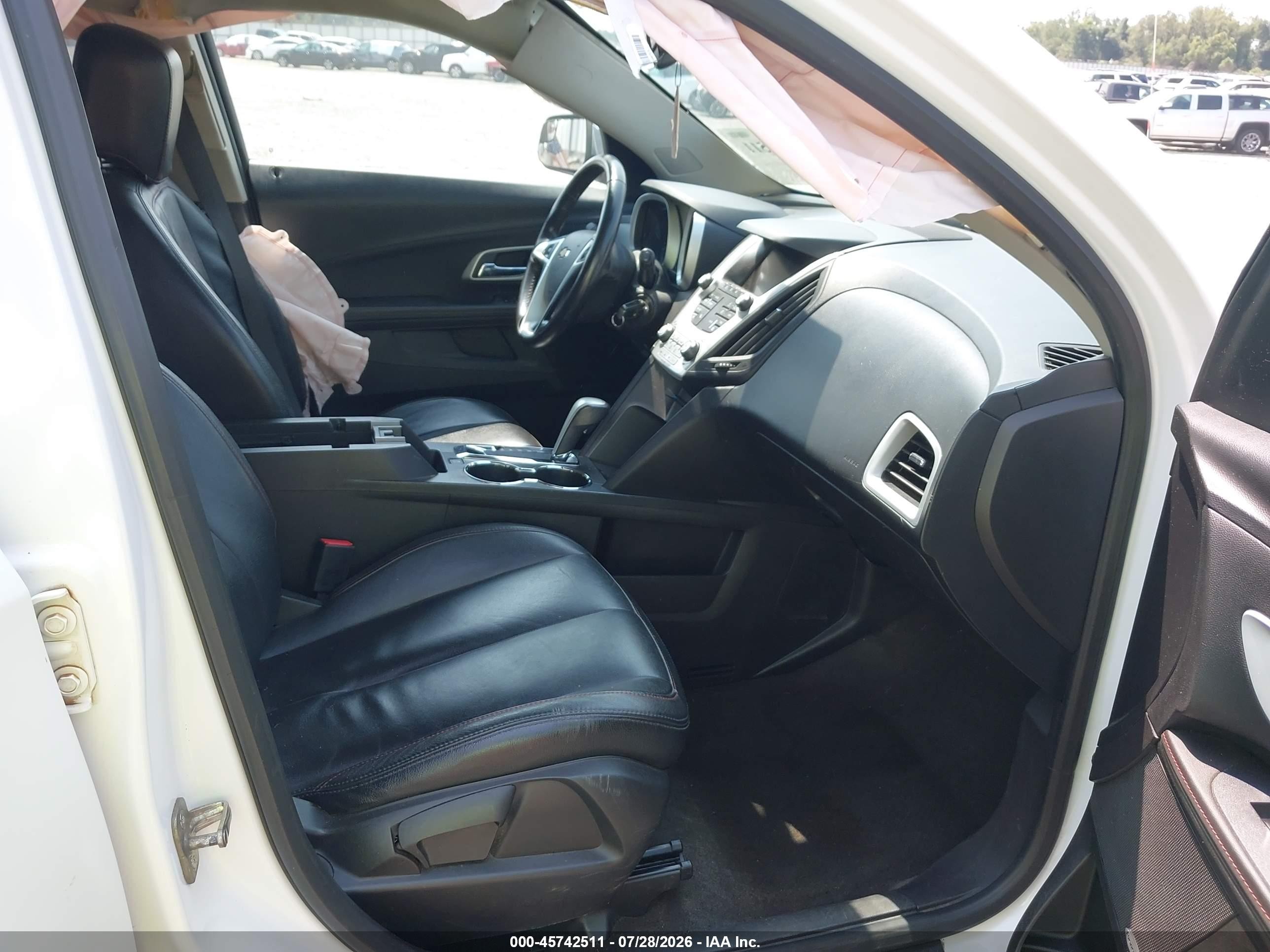 2012 Chevrolet Equinox Lt W/1lt White vin: 2GNFLDE58C6177430
