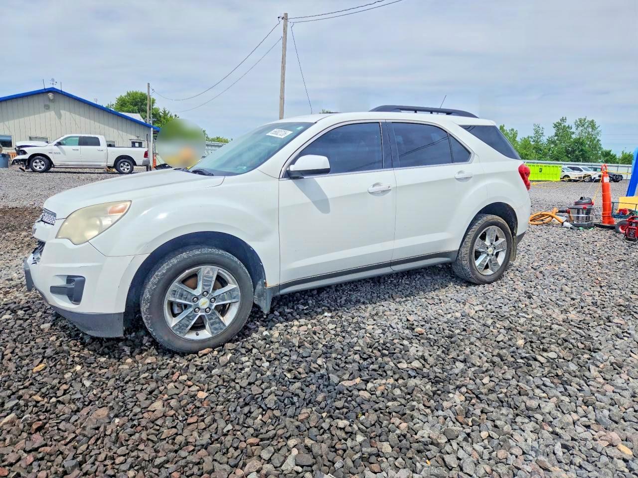2012 Chevrolet Equinox Lt White vin: 2GNFLDE58C6203072