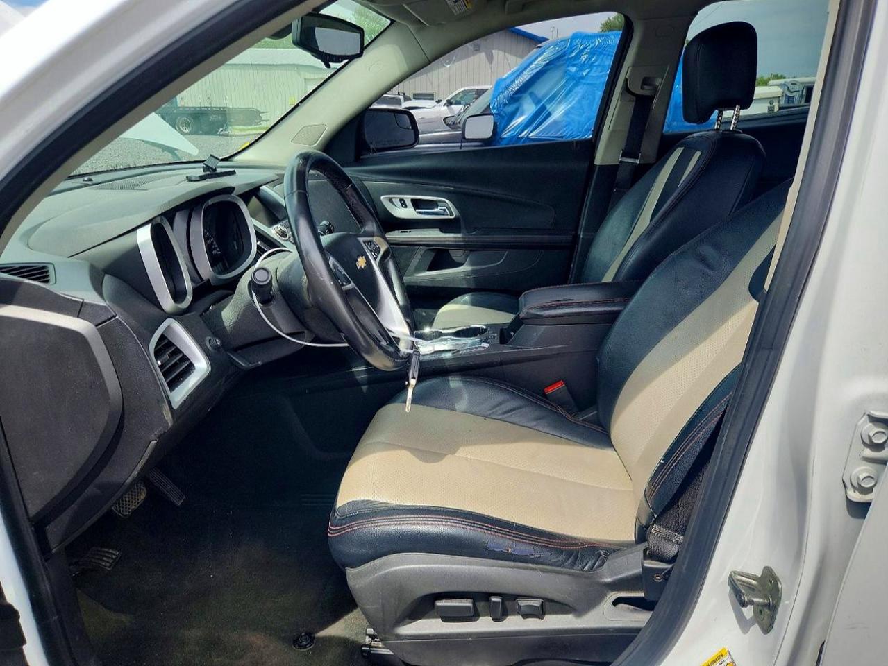 2012 Chevrolet Equinox Lt White vin: 2GNFLDE58C6203072