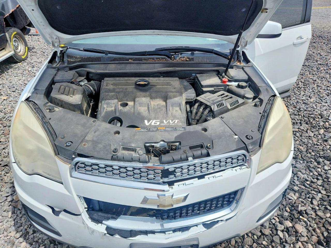 2012 Chevrolet Equinox Lt White vin: 2GNFLDE58C6203072
