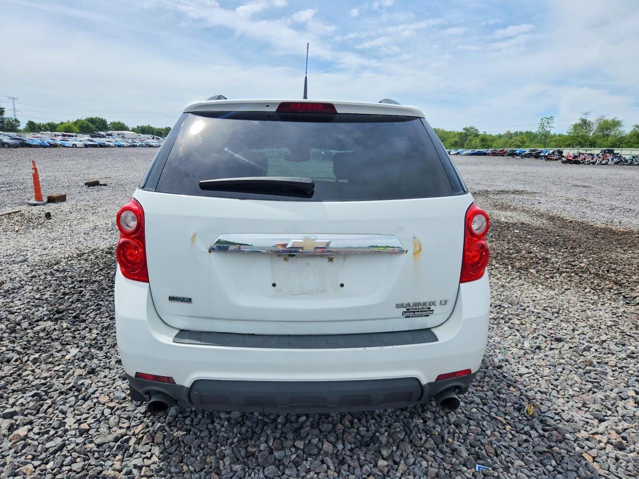 2012 Chevrolet Equinox Lt White vin: 2GNFLDE58C6203072