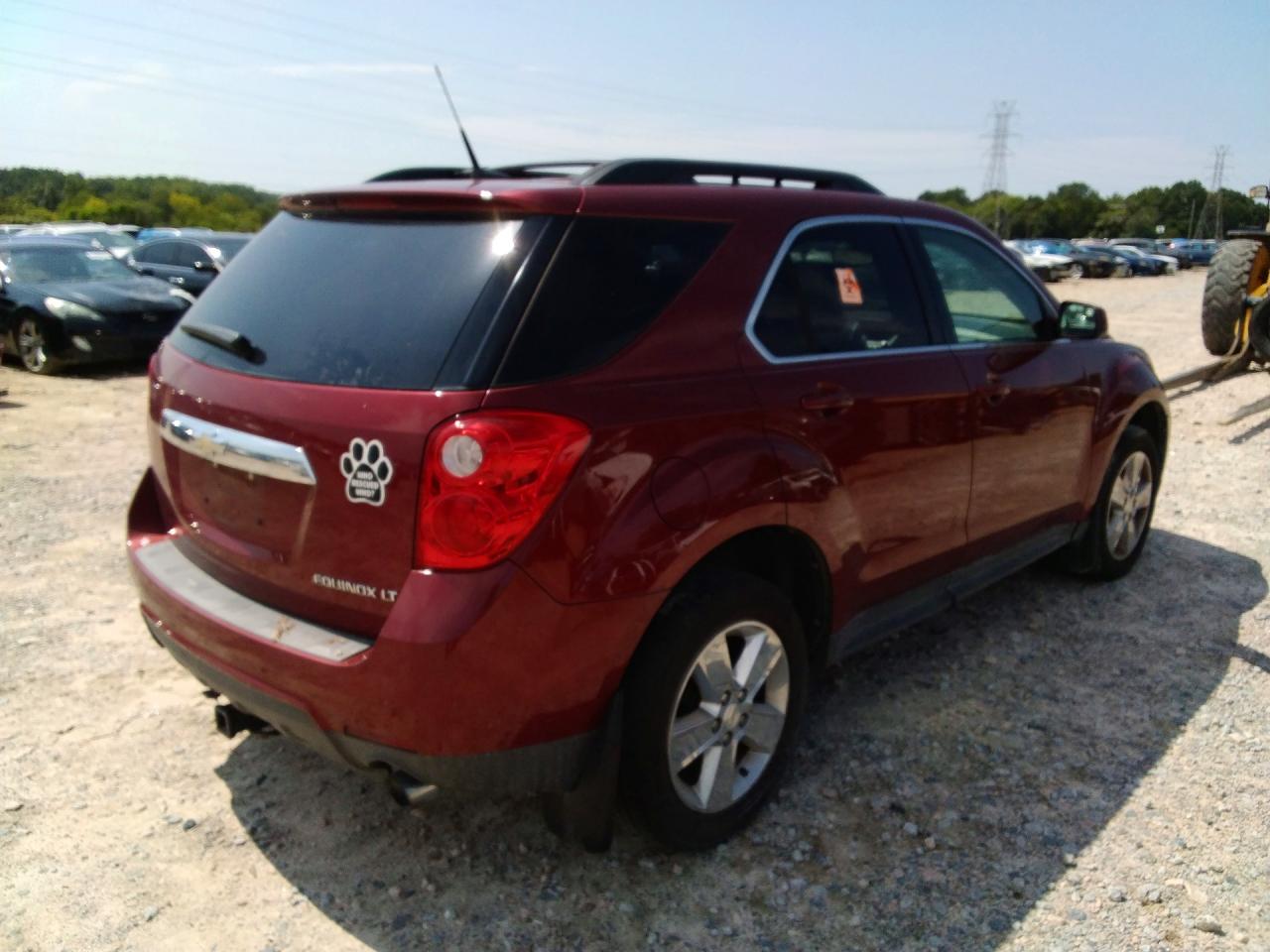 2012 Chevrolet Equinox Lt1 Awd Maroon vin: 2GNFLDE58C6292898
