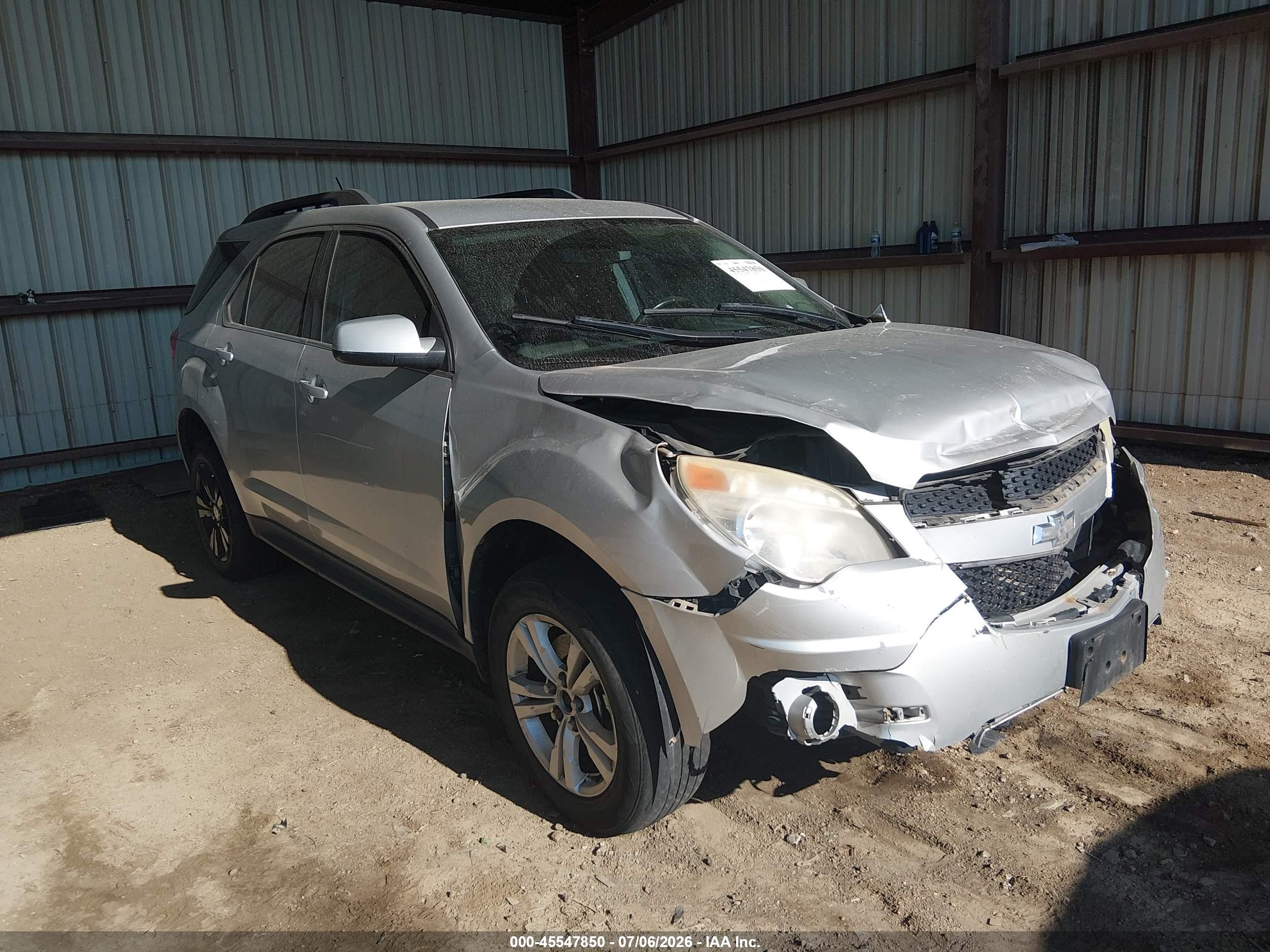 2013 Chevrolet Equinox Lt Silver vin: 2GNFLEE31D6179381