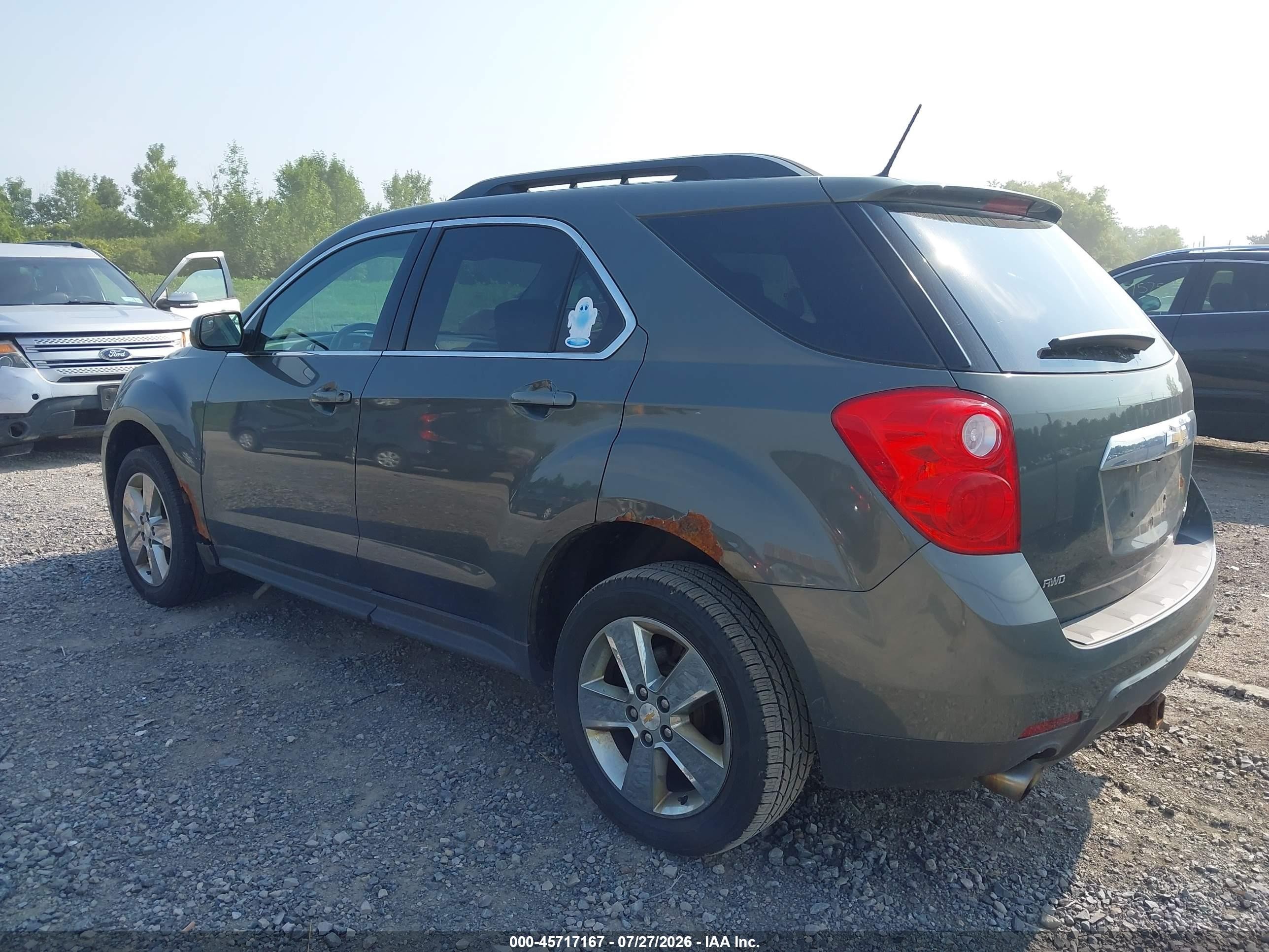 2013 Chevrolet Equinox Lt Gray vin: 2GNFLEE33D6236129