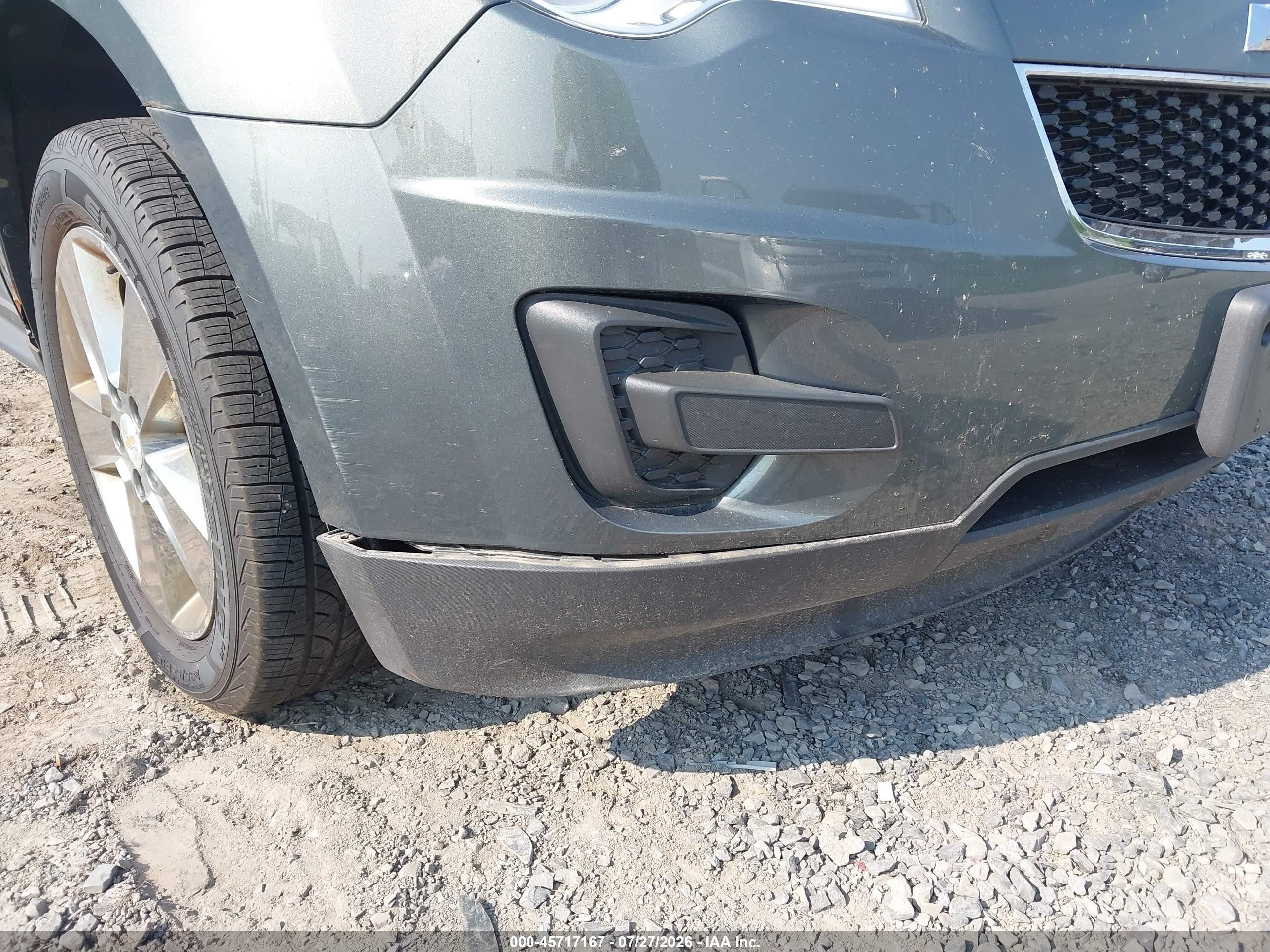 2013 Chevrolet Equinox Lt Gray vin: 2GNFLEE33D6236129