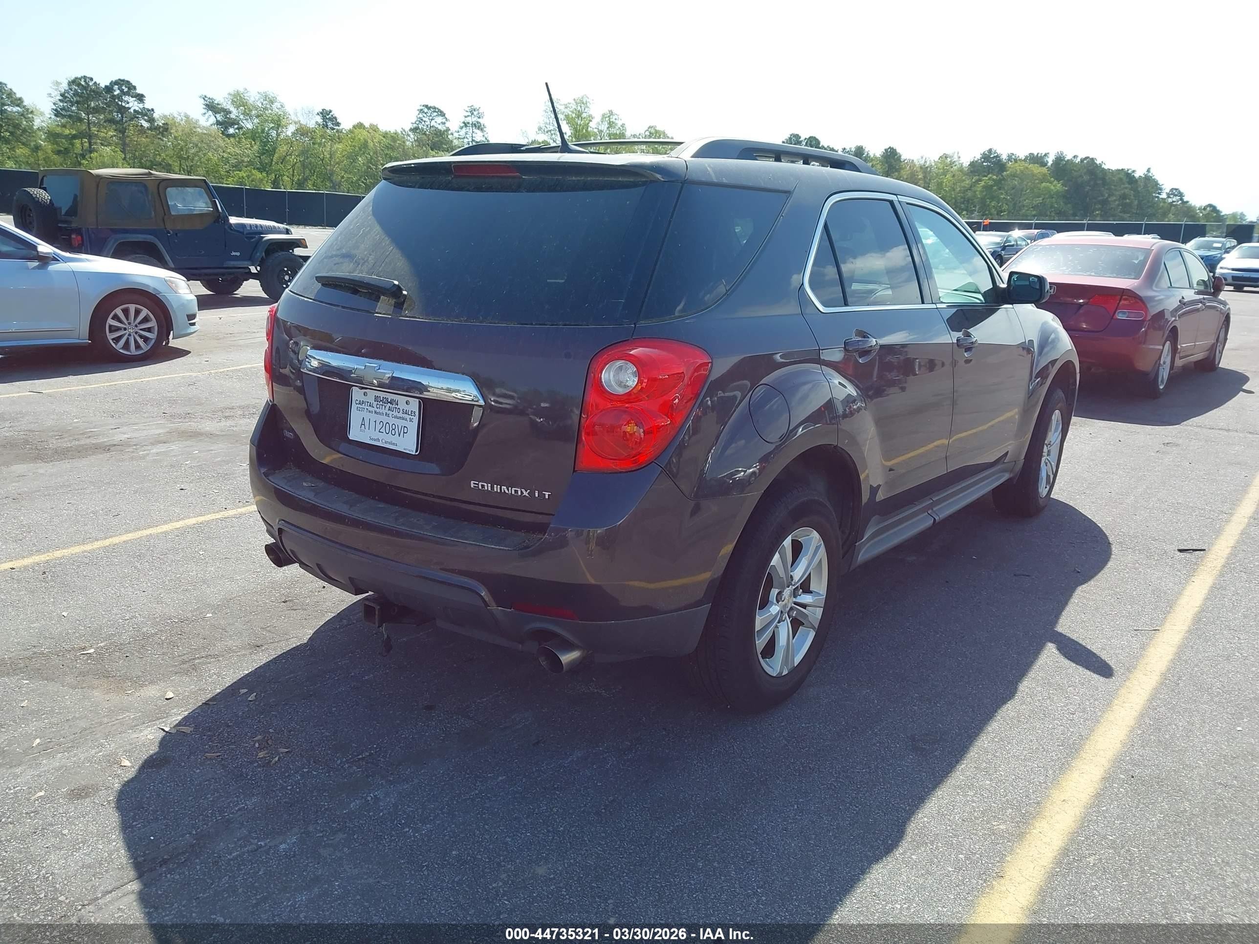 2013 Chevrolet Equinox 1lt Серый vin: 2GNFLEE35D6228131