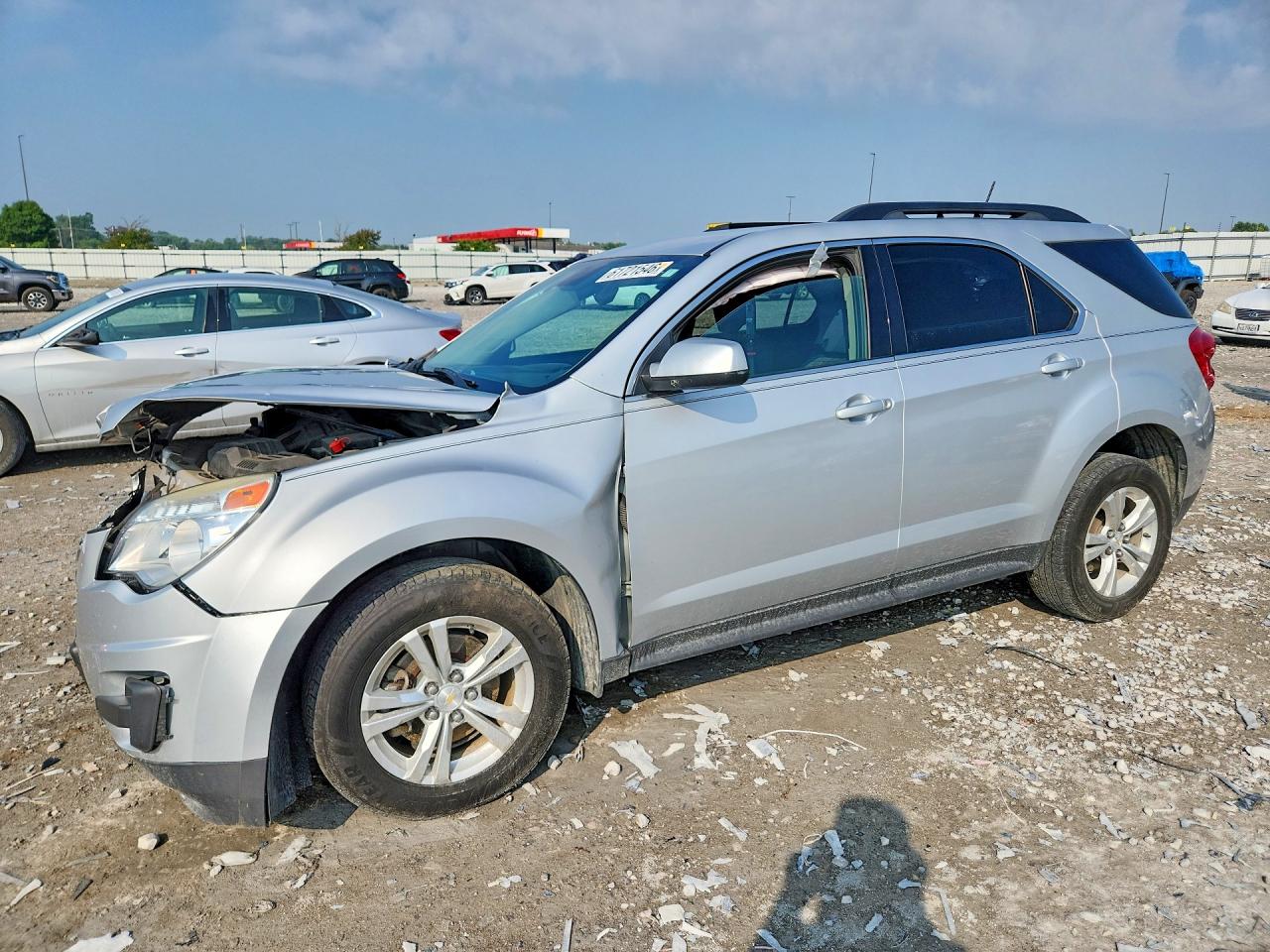 2013 Chevrolet Equinox Lt Silver vin: 2GNFLEE35D6417720