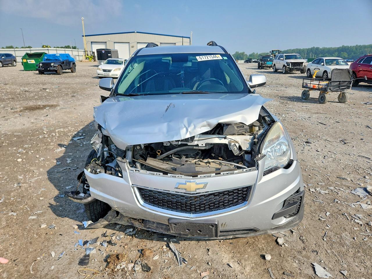2013 Chevrolet Equinox Lt Silver vin: 2GNFLEE35D6417720