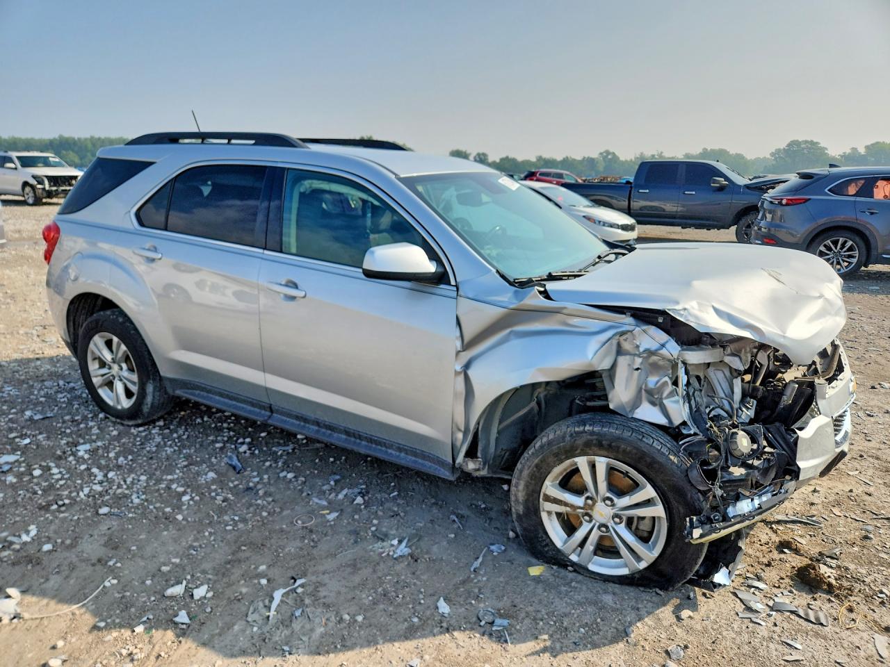 2013 Chevrolet Equinox Lt Silver vin: 2GNFLEE35D6417720