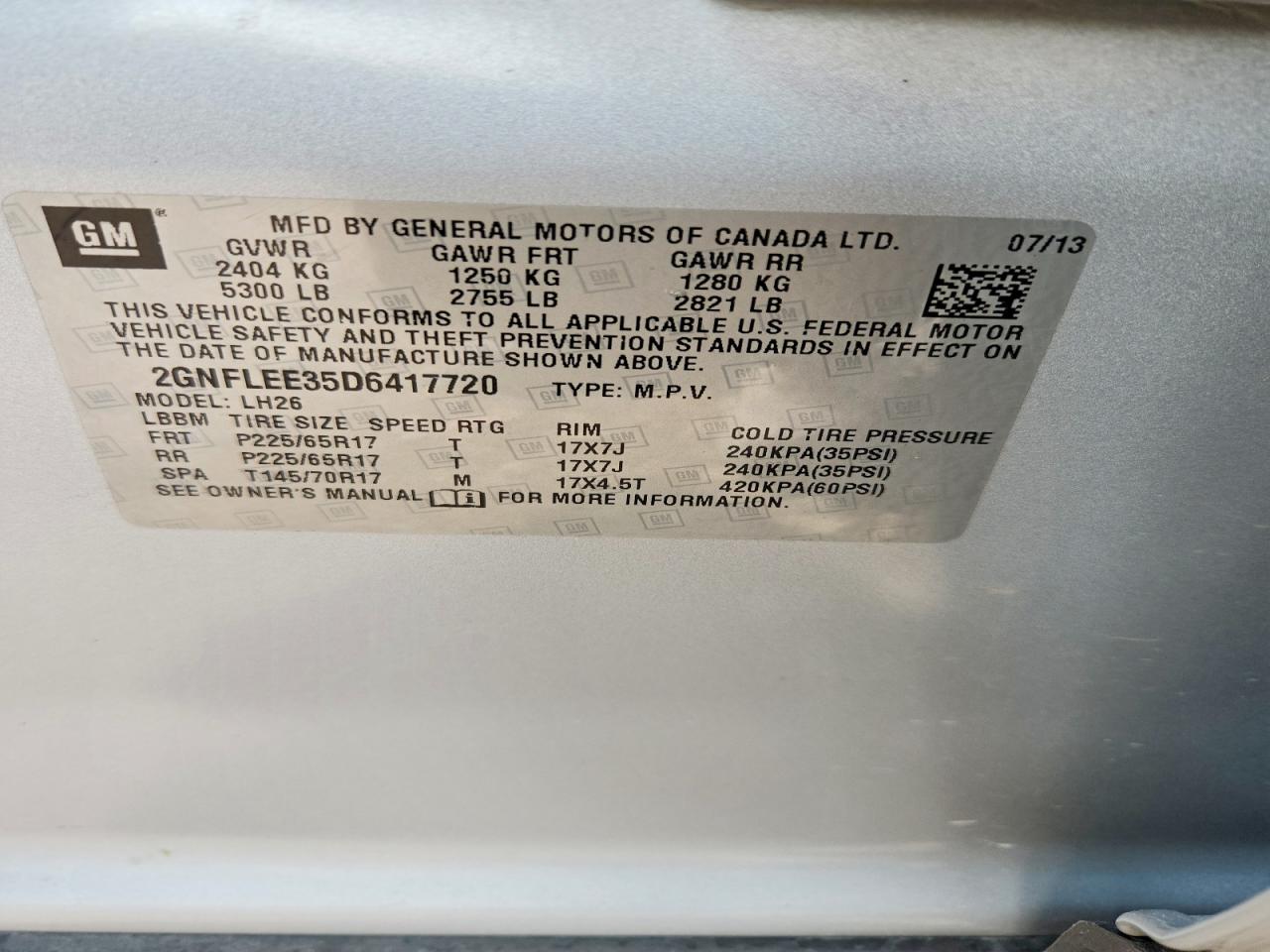2013 Chevrolet Equinox Lt Silver vin: 2GNFLEE35D6417720