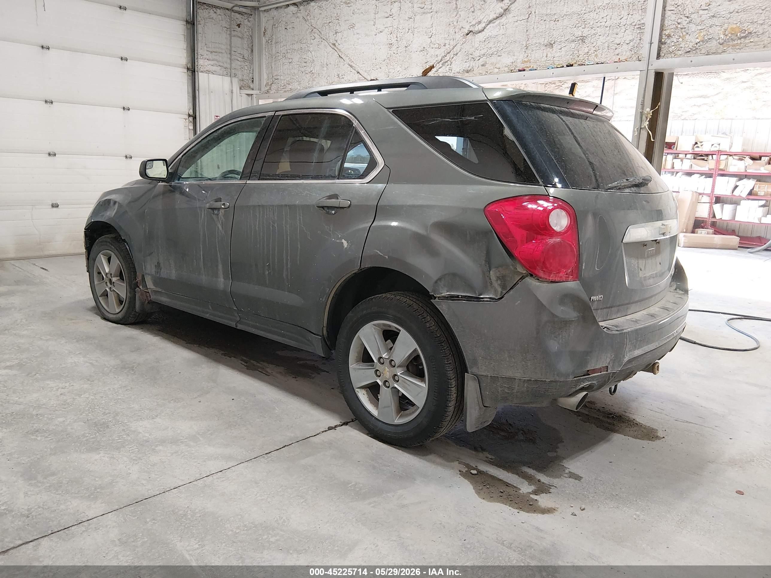 2013 Chevrolet Equinox 1lt Gray vin: 2GNFLEE38D6237146